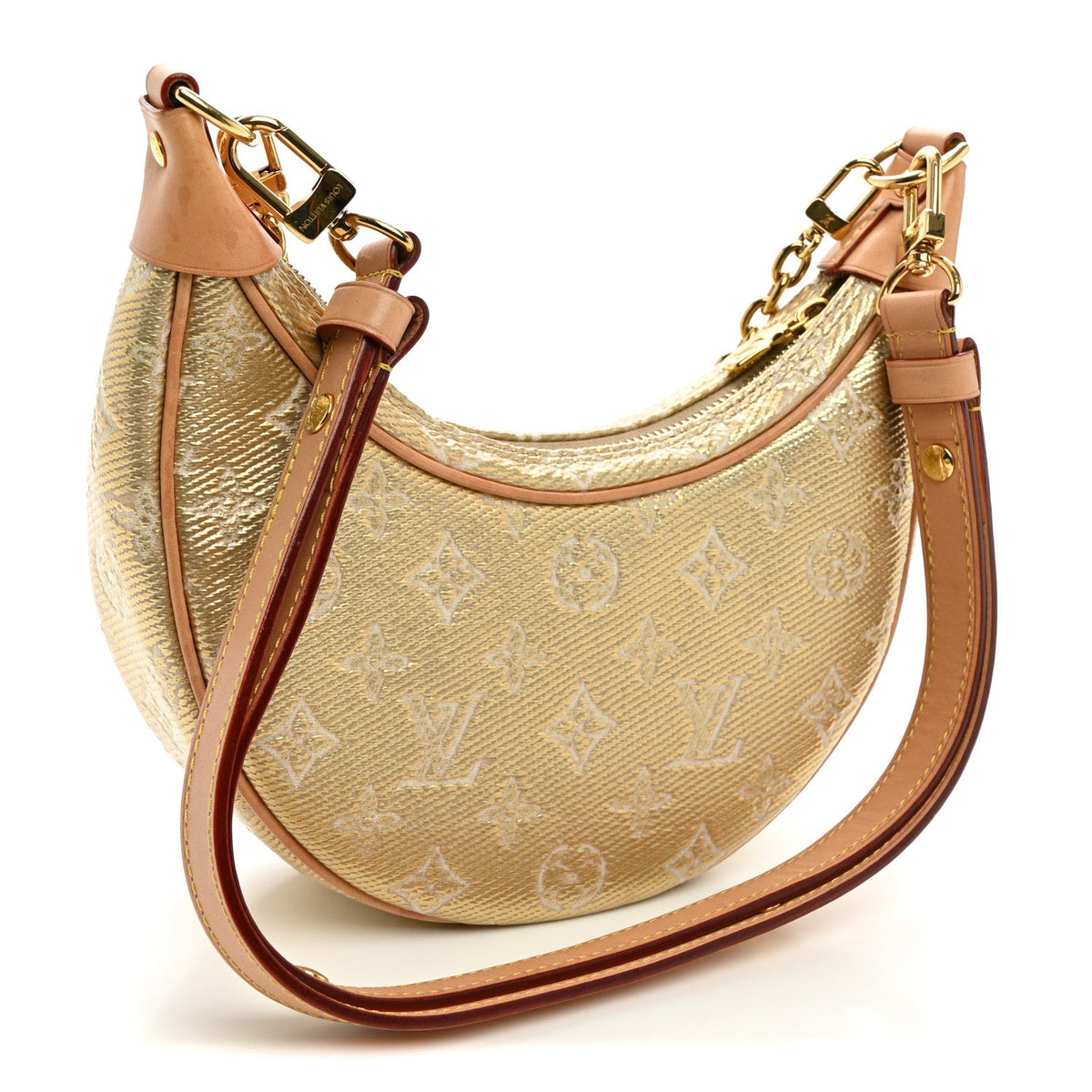 Monogram Jacquard Loop Gold