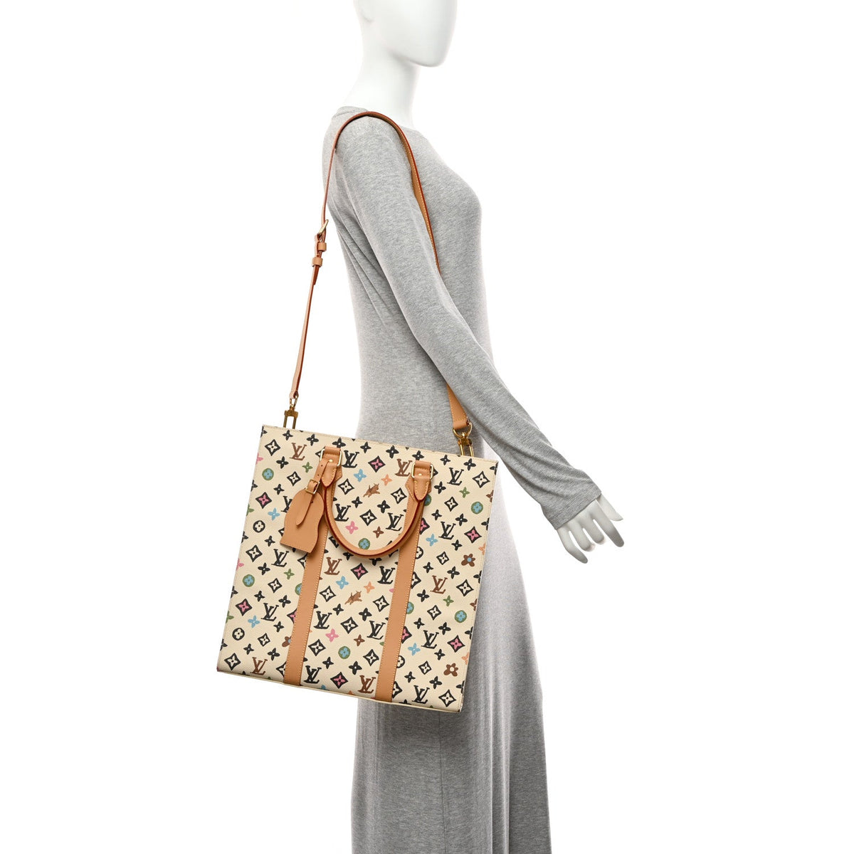 Monogram Craggy Sac Plat Vanilla