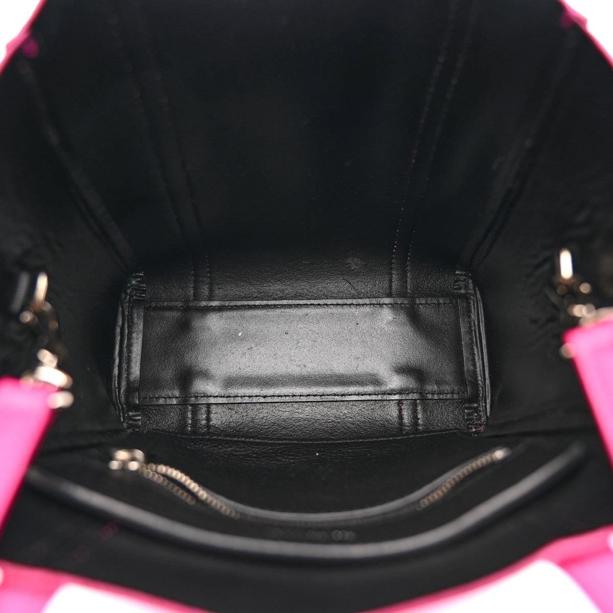 Calfskin XXS Everyday Tote Rose Magenta Black
