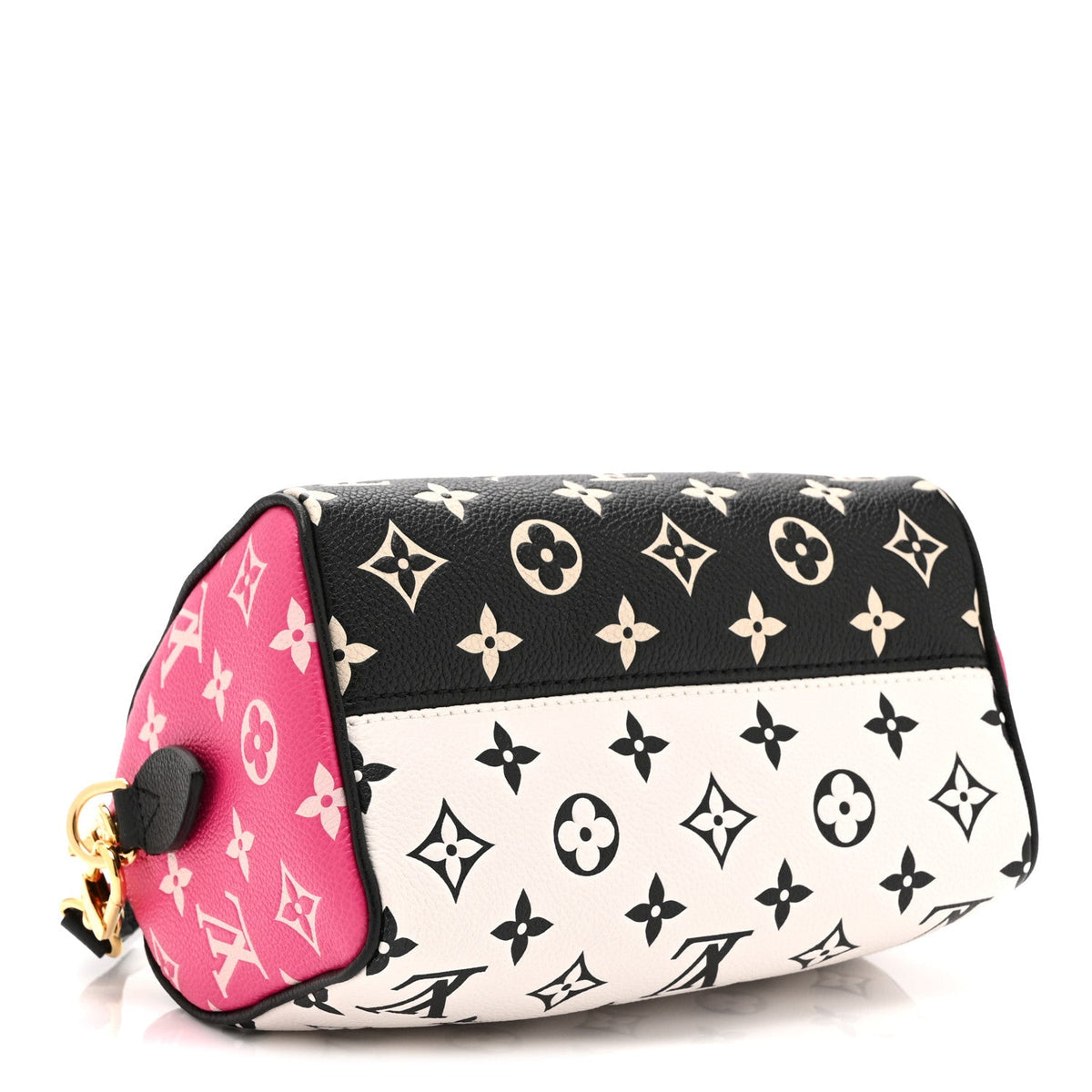 Empreinte Monogram Spring in the City Speedy Bandouliere 20 Black White Pink