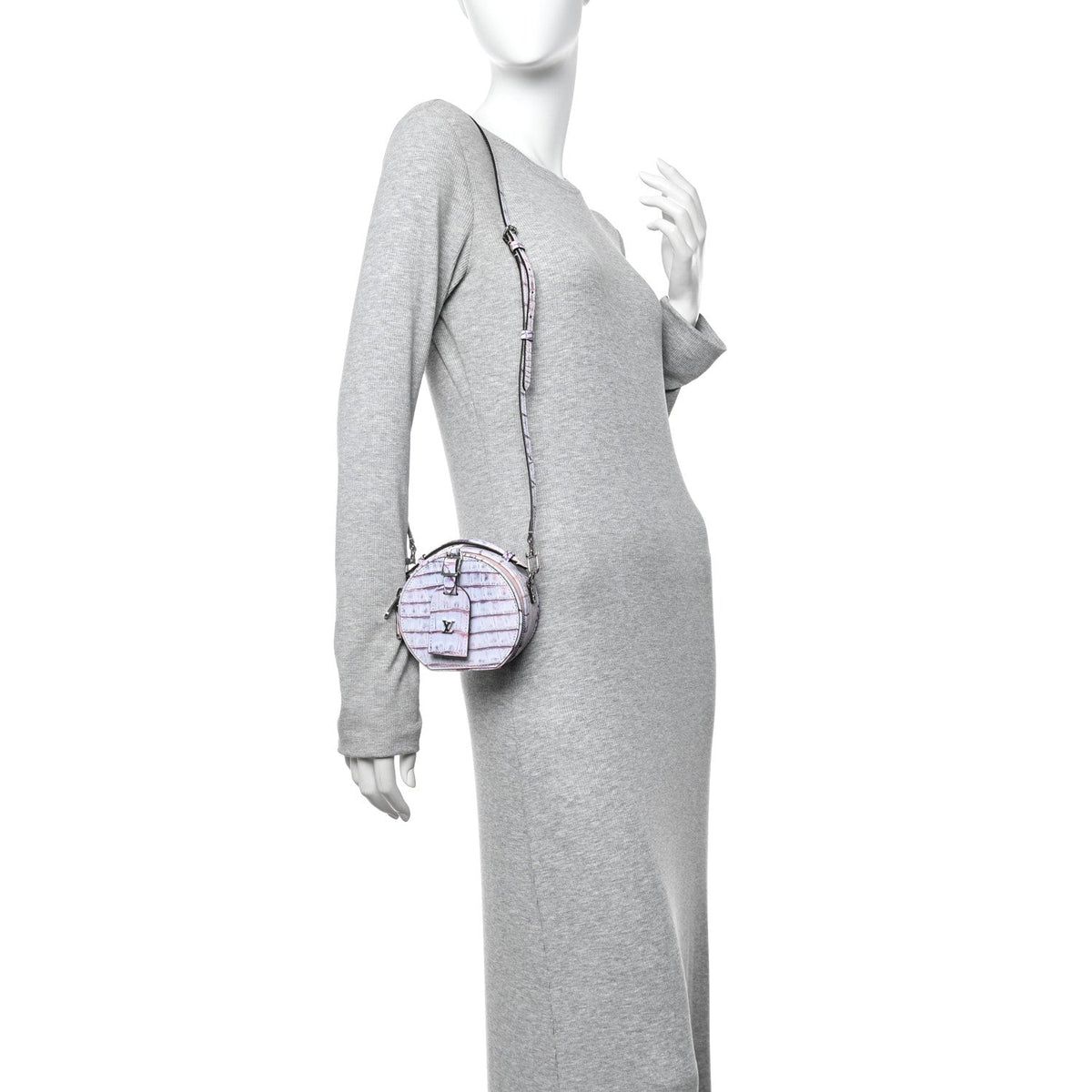 Crocodile Mini Boite Chapeau Light Purple