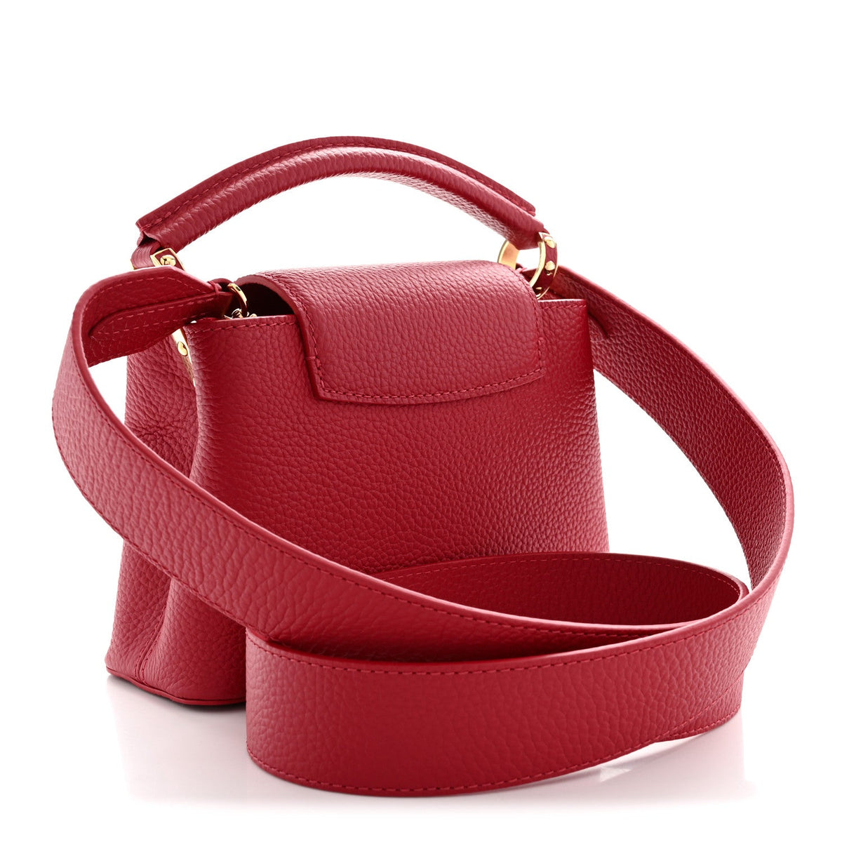 Taurillon Mini Capucines Scarlet