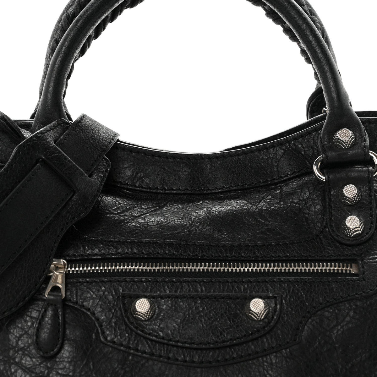 Agneau Giant 12 Silver Hardware City Black