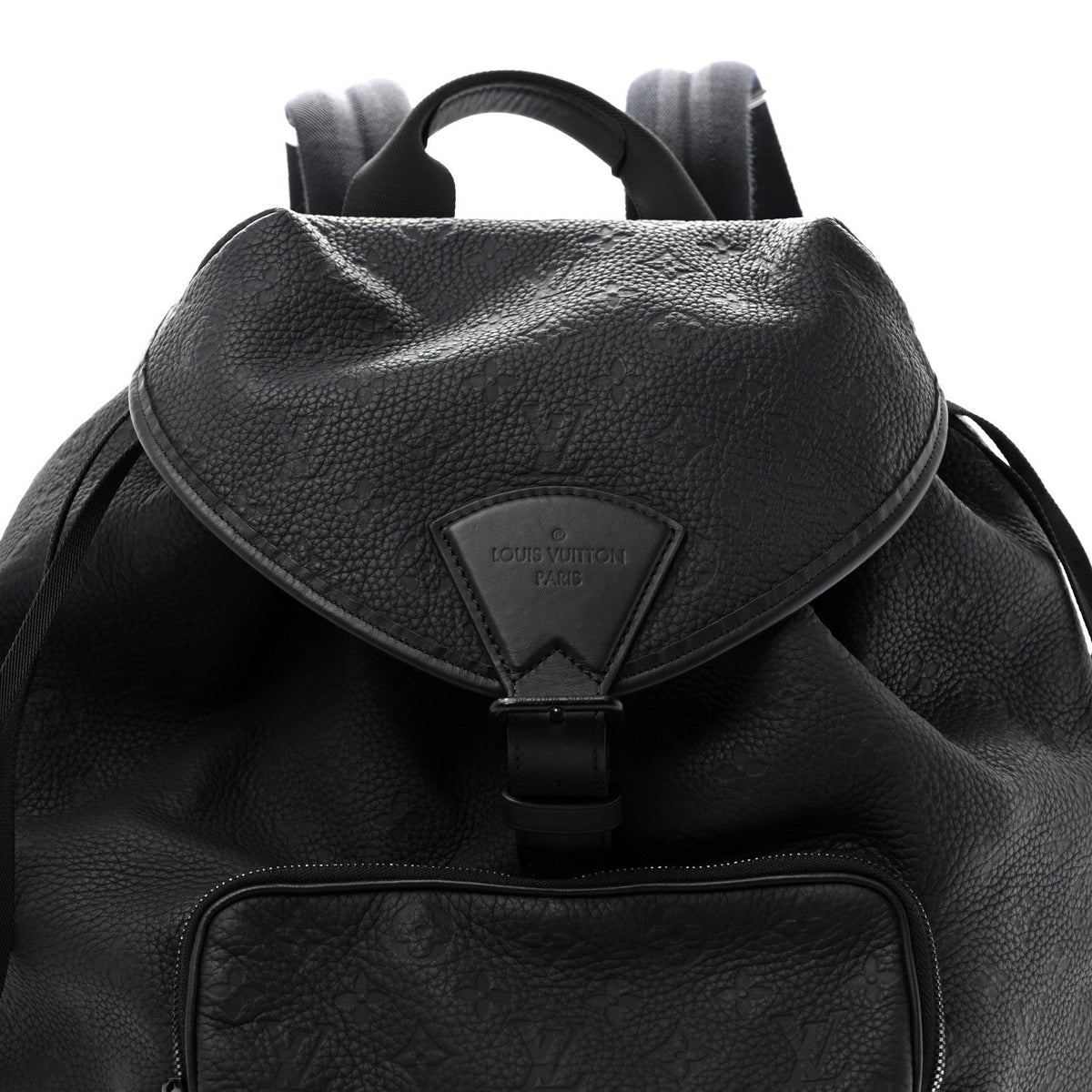 Taurillon Monogram Montsouris Backpack Black