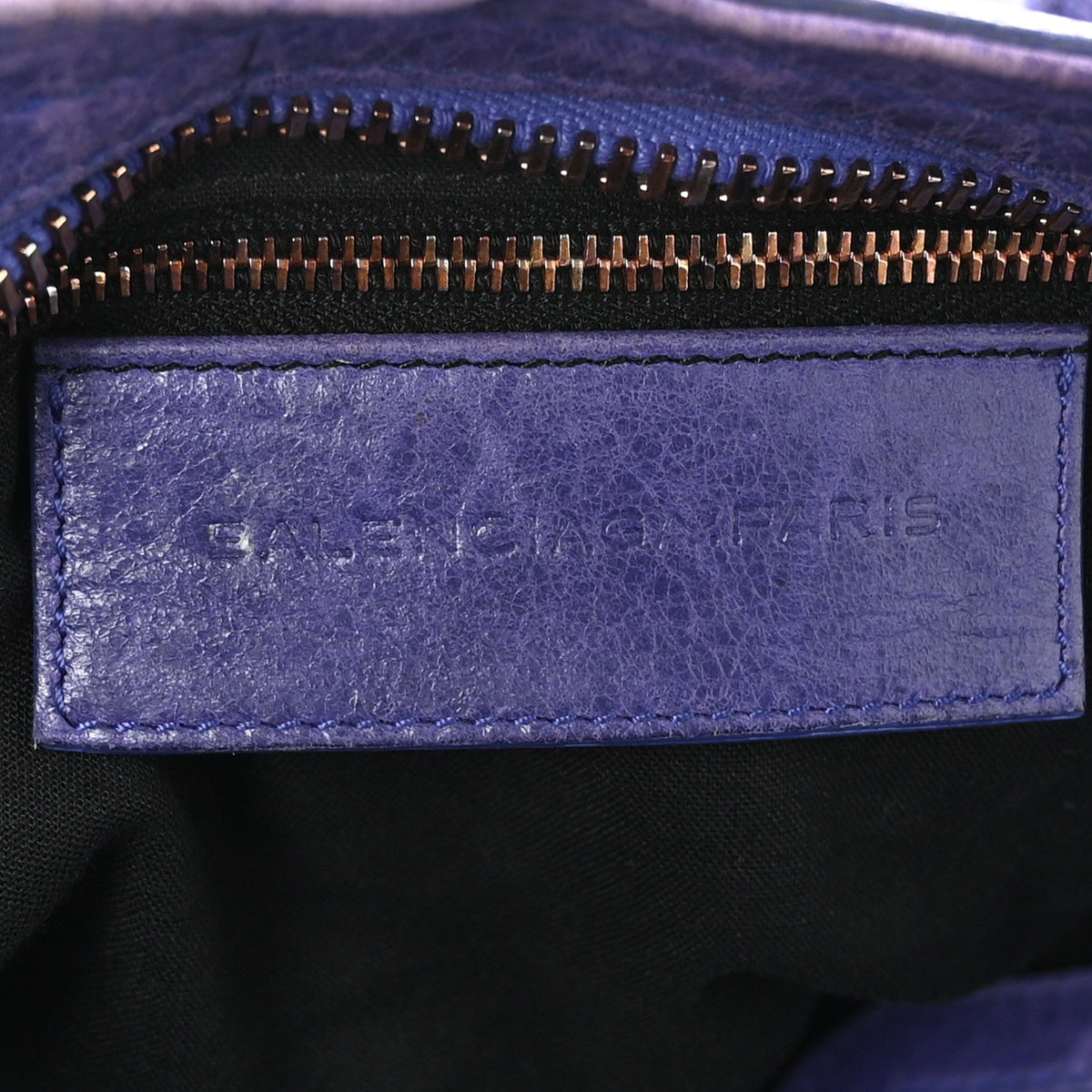 Agneau Giant 21 Rose Gold Hardware City Bleu Lavande