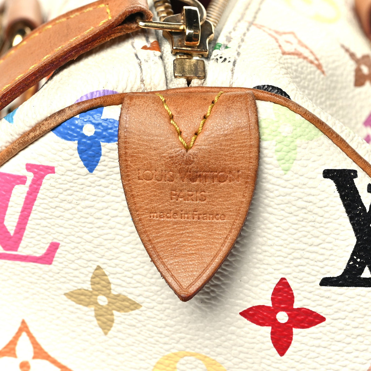 Monogram Multicolor Speedy 30 White