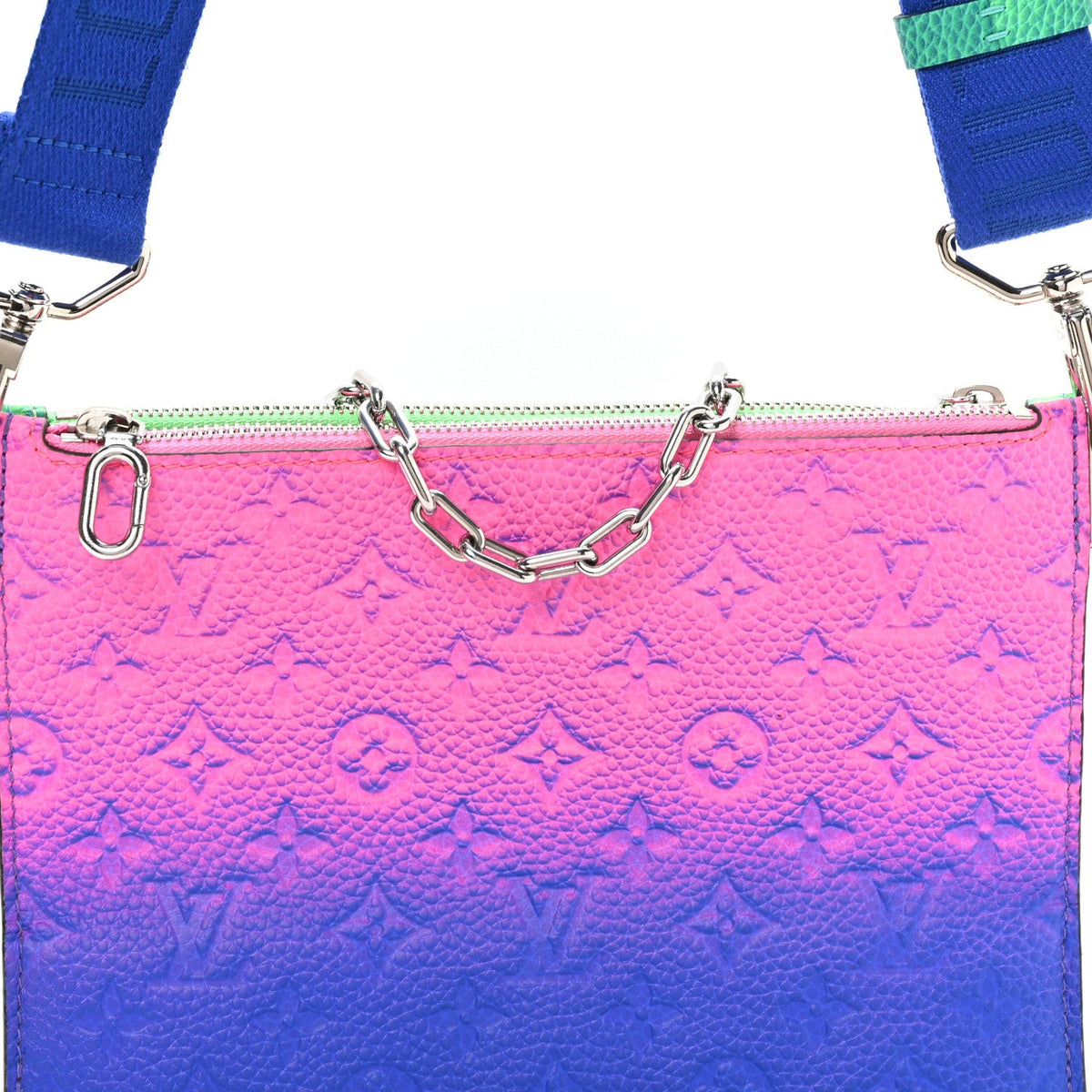Taurillon Illusion Trio Pouch Bleu Rose