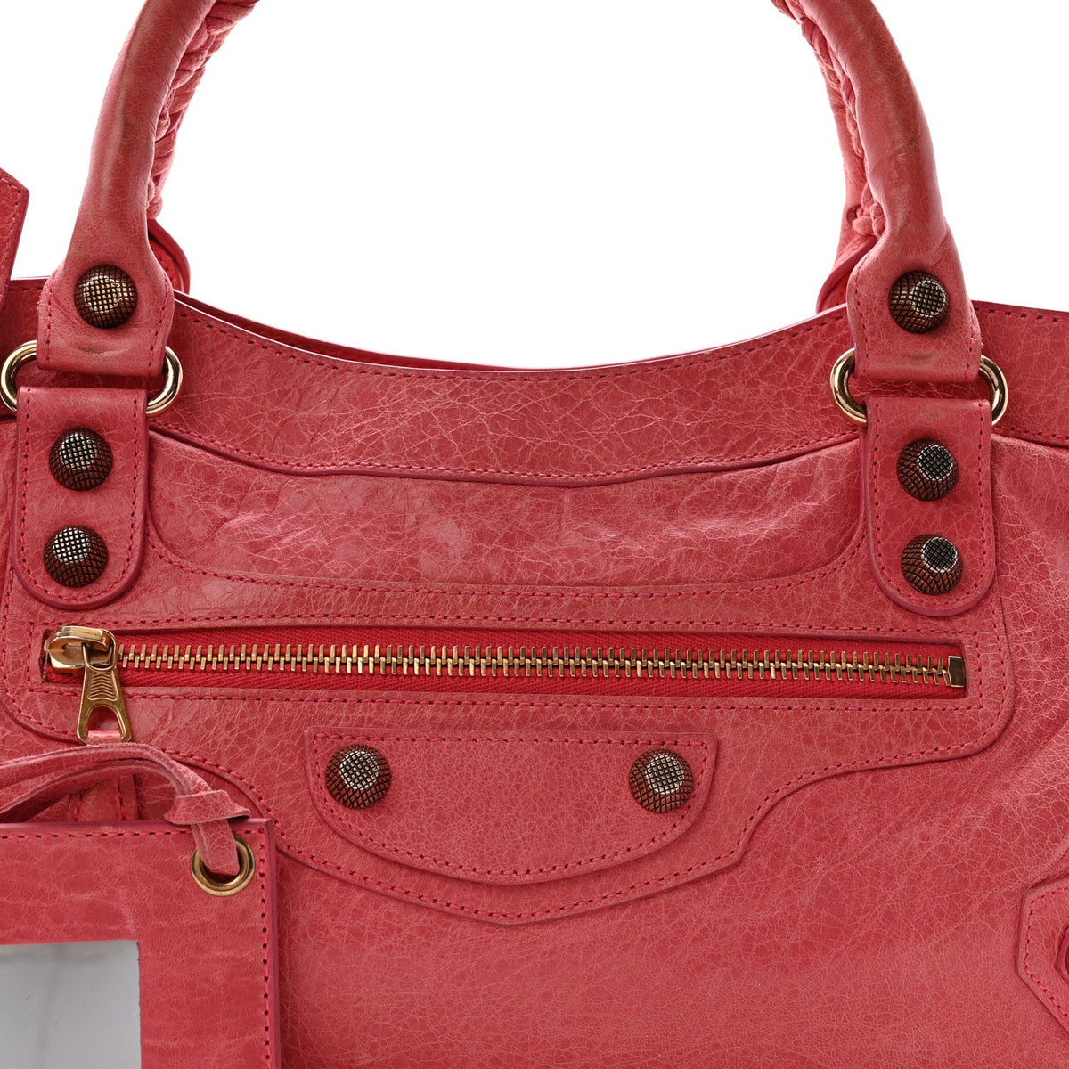 Agneau Giant 12 Rose Gold Hardware First Grenadine