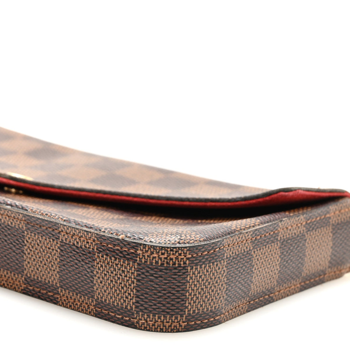 Damier Ebene Pochette Felicie Chain Wallet