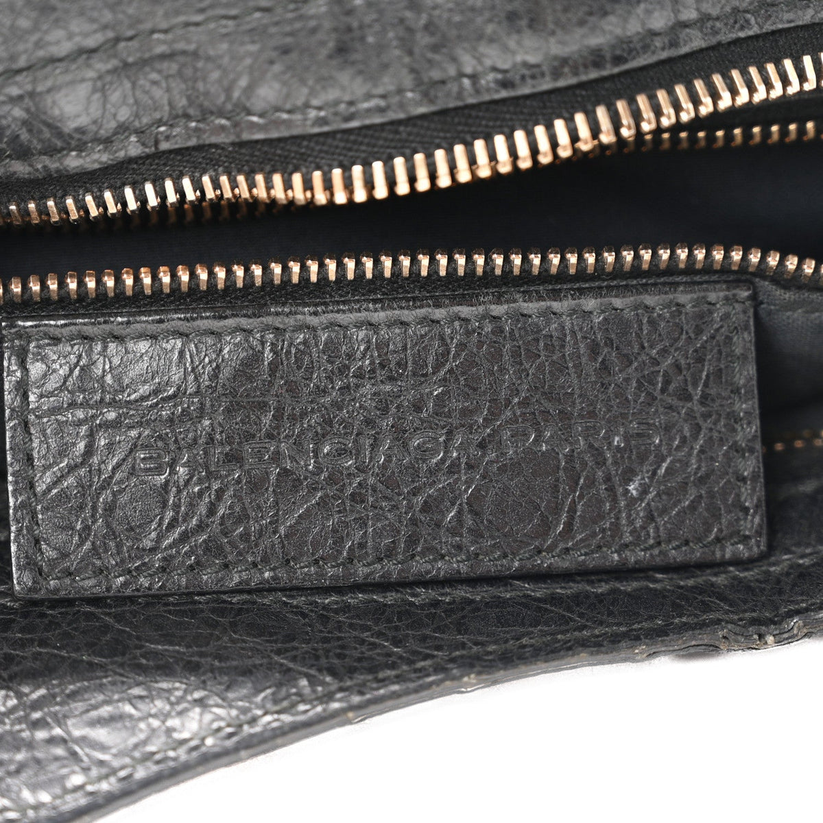 Agneau Giant 12 Rose Gold Hardware City Black