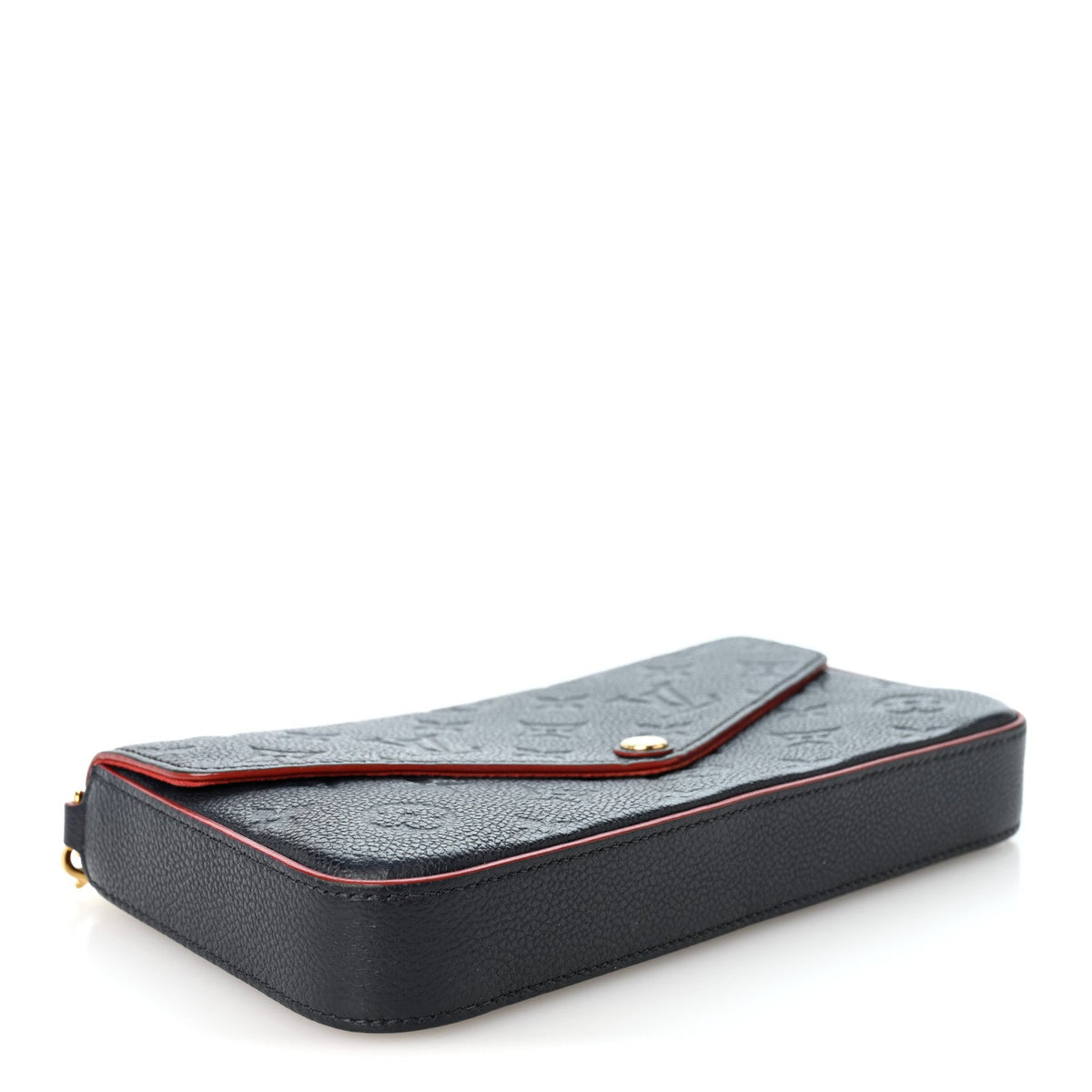 Empreinte Pochette Felicie Chain Wallet Marine Rouge
