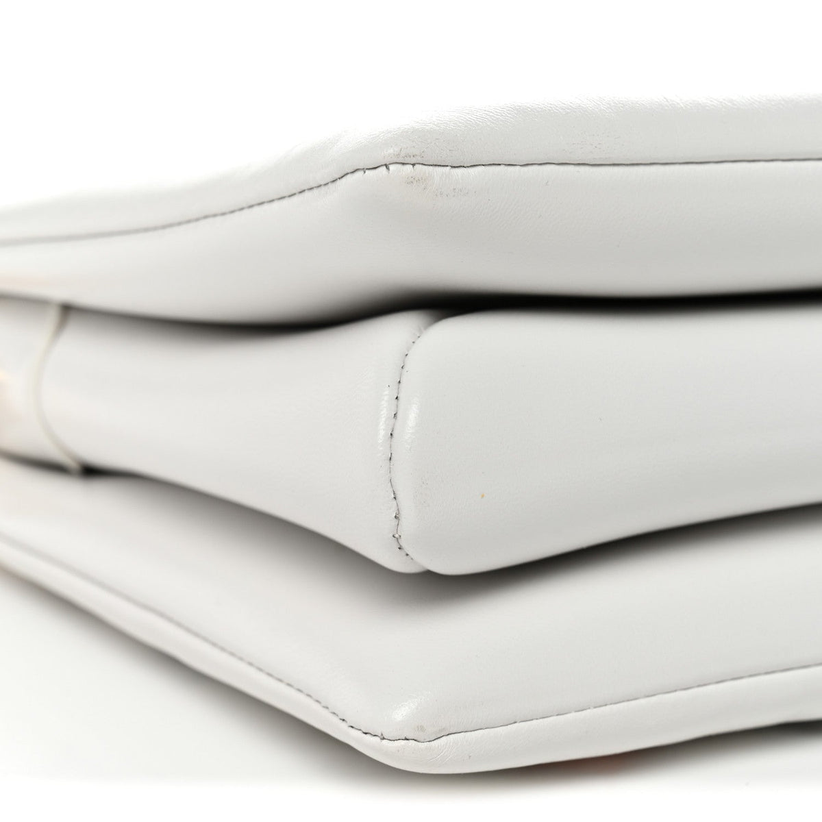 LV x TM Lambskin Embossed Monogram Coussin PM White Multicolor