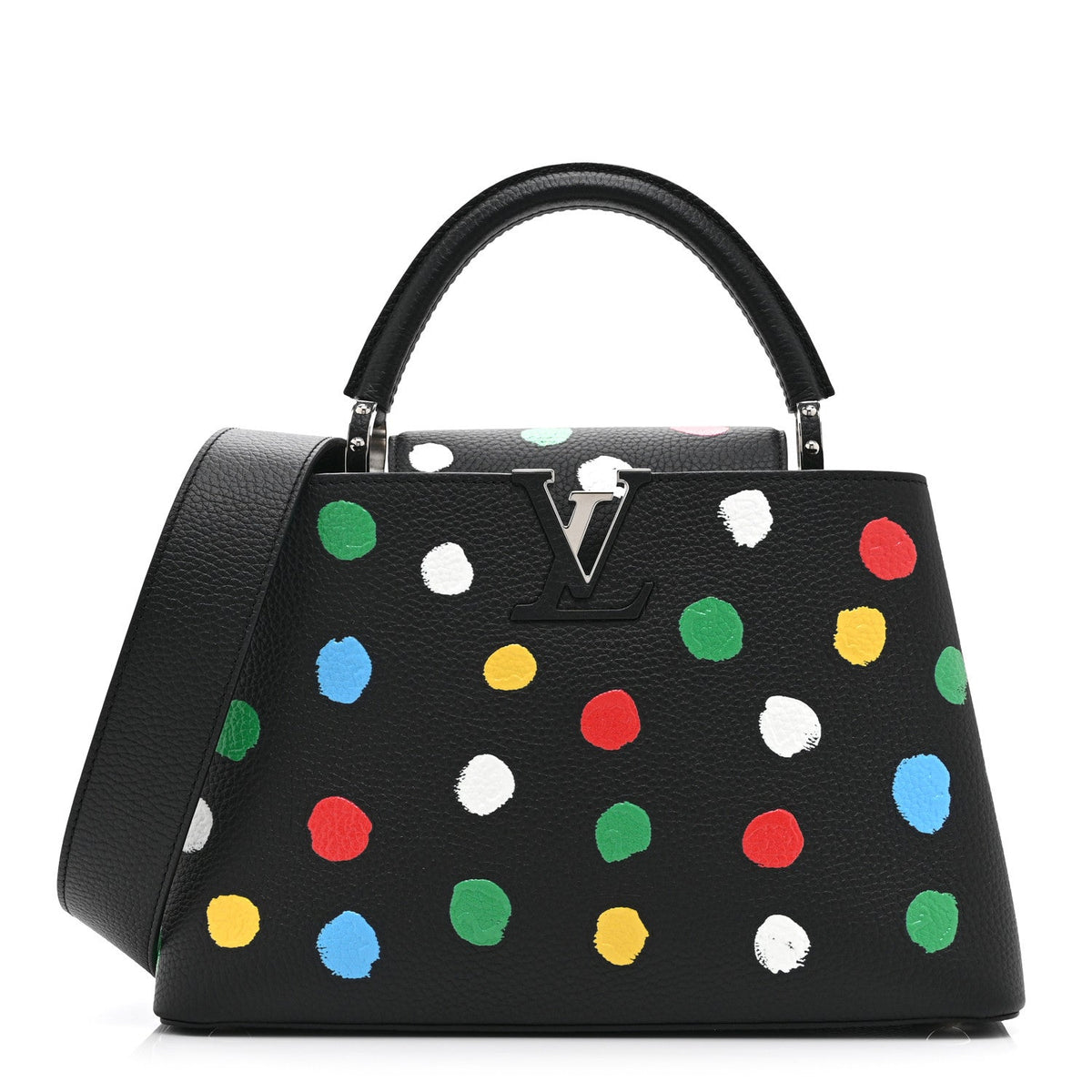 LV X YK Taurillon Capucine MM Black