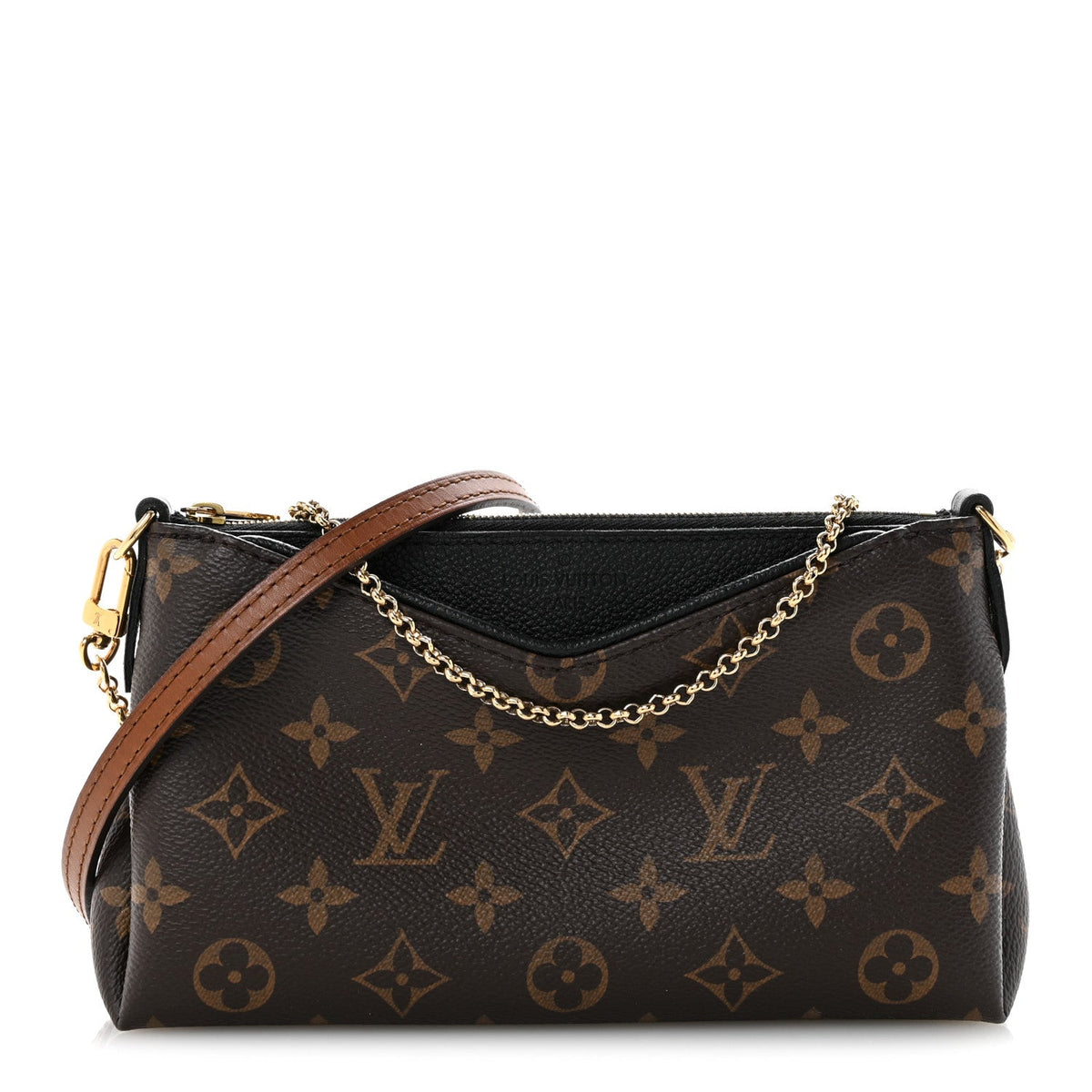 Monogram Pallas Clutch Black