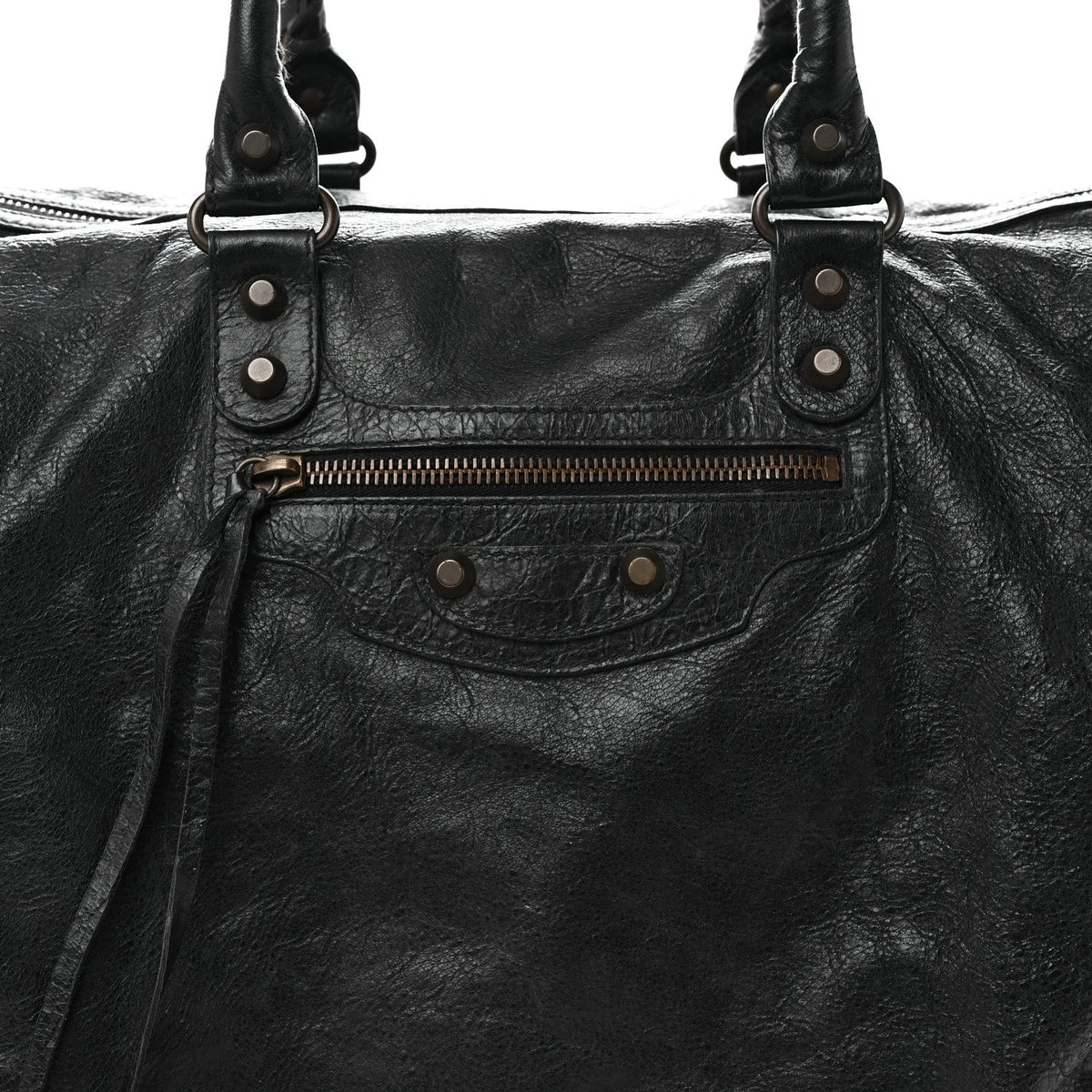 Agneau Classic Hardware Kraft Black