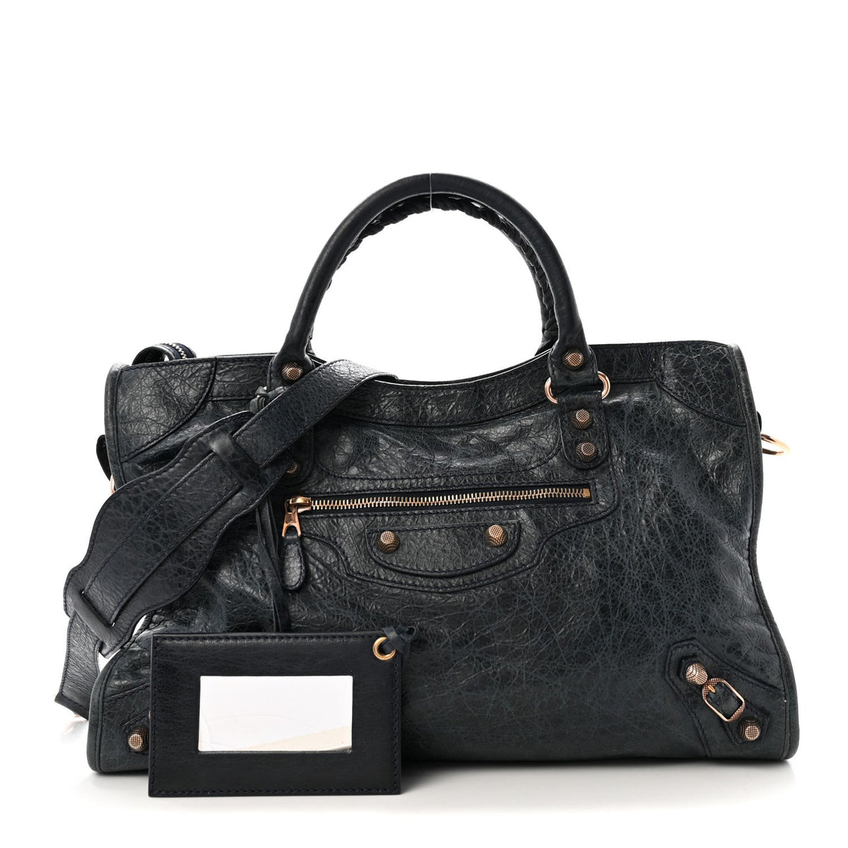 Agneau Giant 12 Rose Gold Hardware City Dark Night