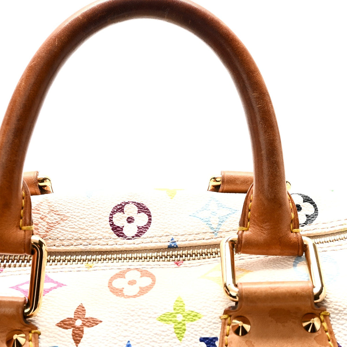 Monogram Multicolor Speedy 30 White