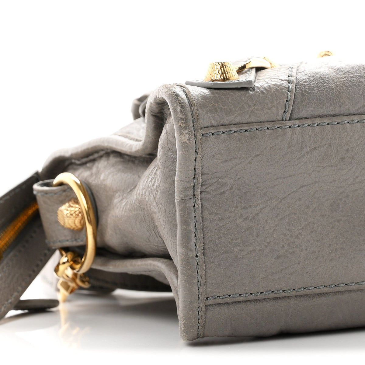 Agneau Giant 12 Gold Hardware Mini City Gris Pyrite
