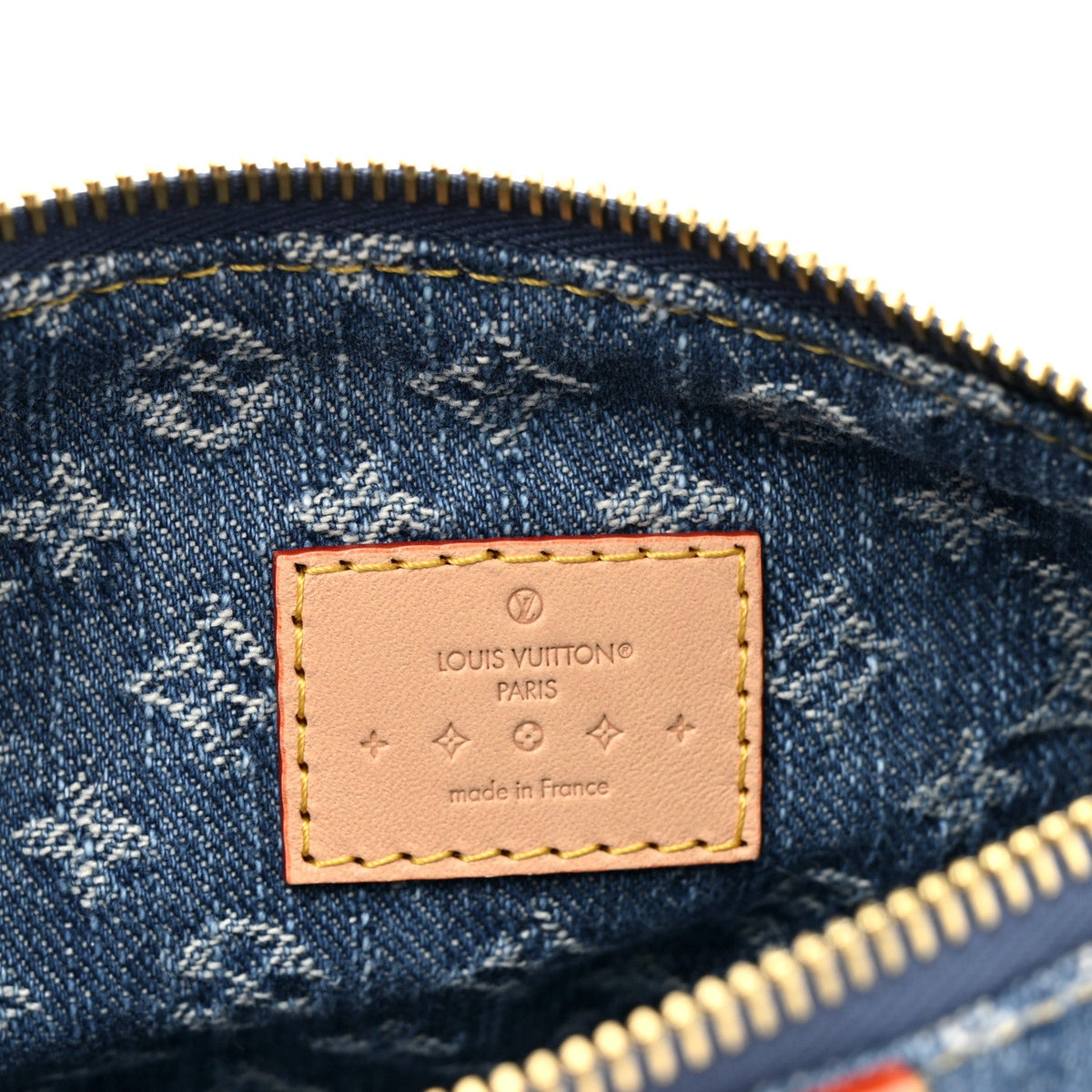 Monogram Denim Hills Pochette Blue