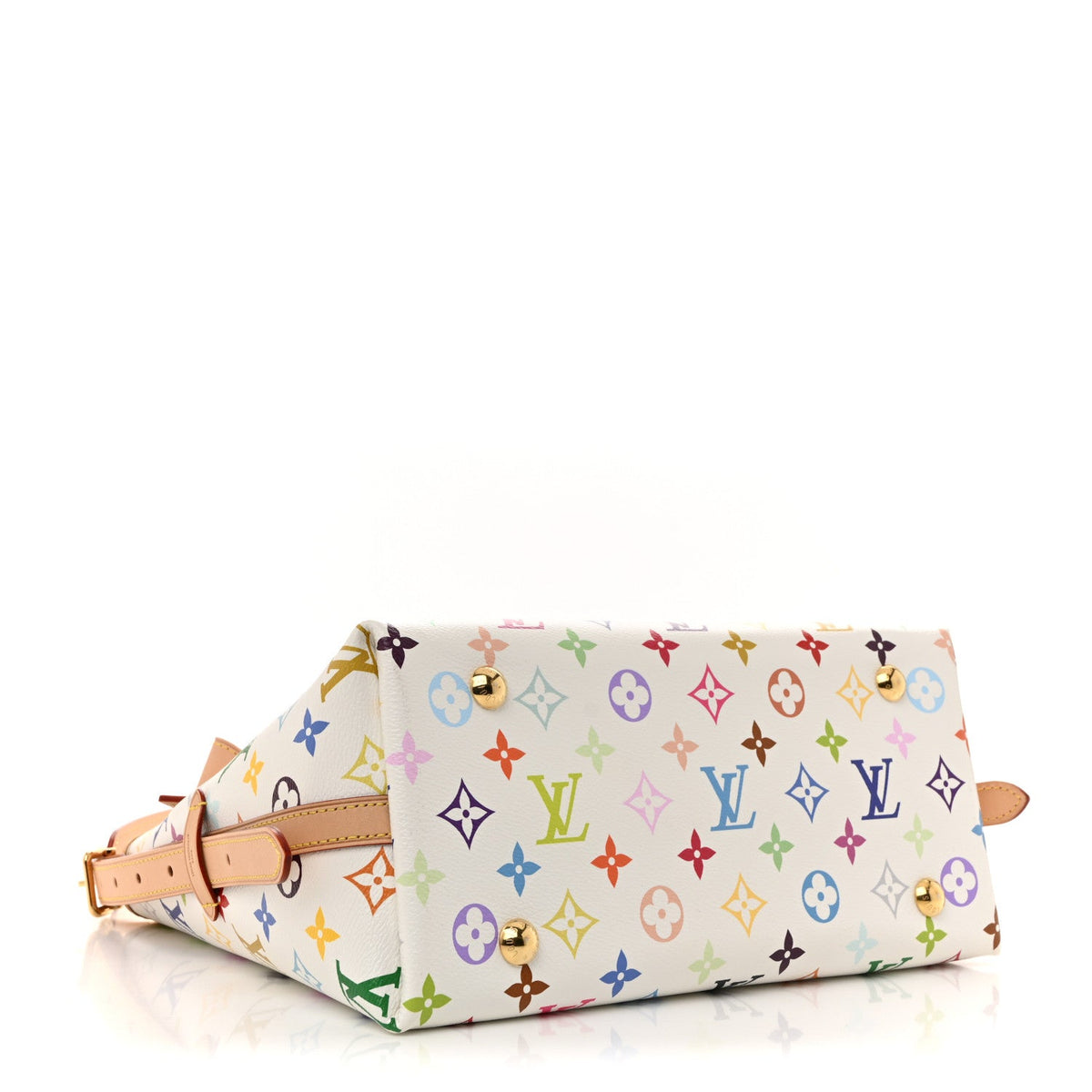 LV x TM Monogram Multicolor CarryAll PM White