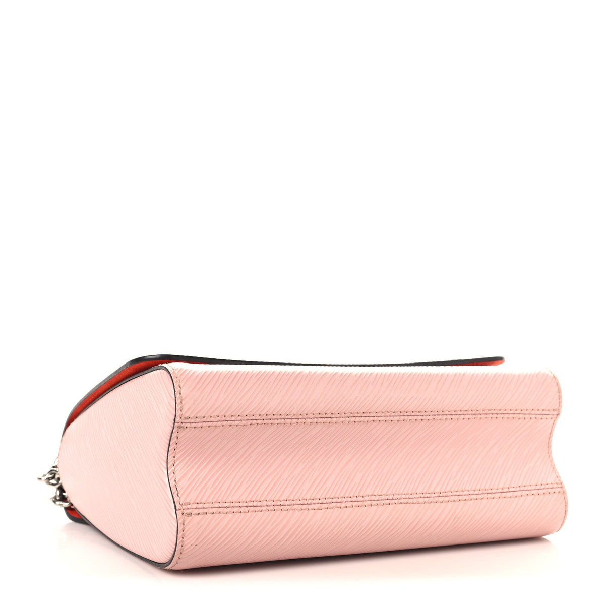 Epi Travel Stickers Twist Shoulder Bag Rose Ballerine