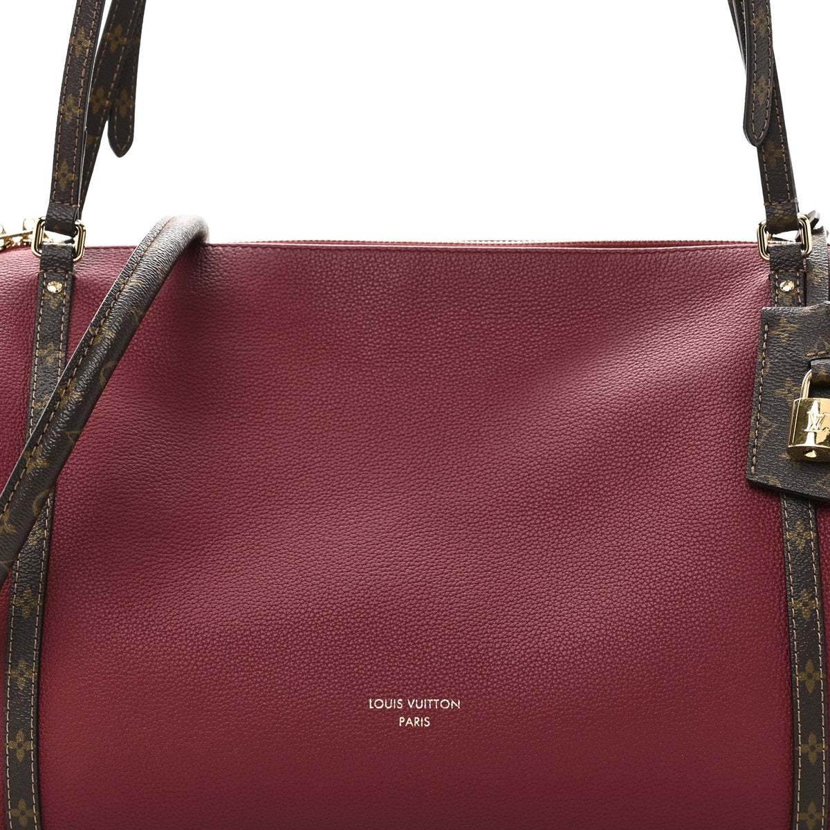 Calfskin Monogram Express MM Carmin Red