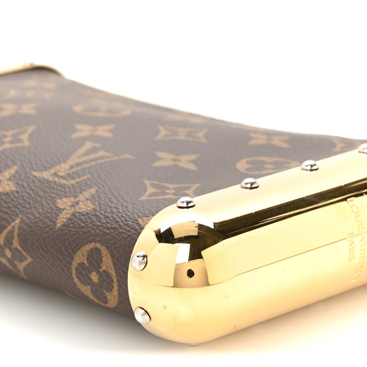 Monogram Metal Studded Capsule Pochette