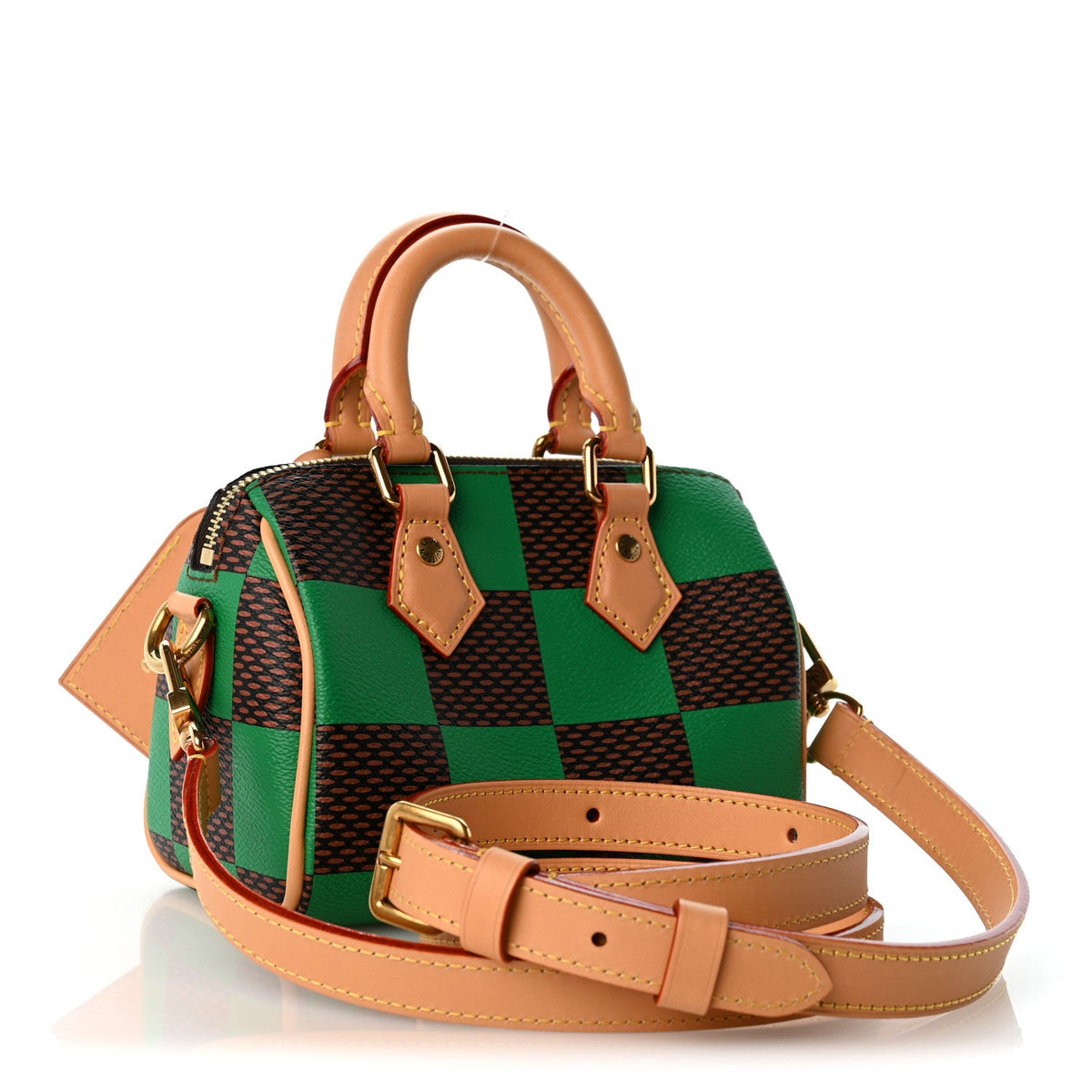 Damier Pop Speedy Bandouliere 18 Green