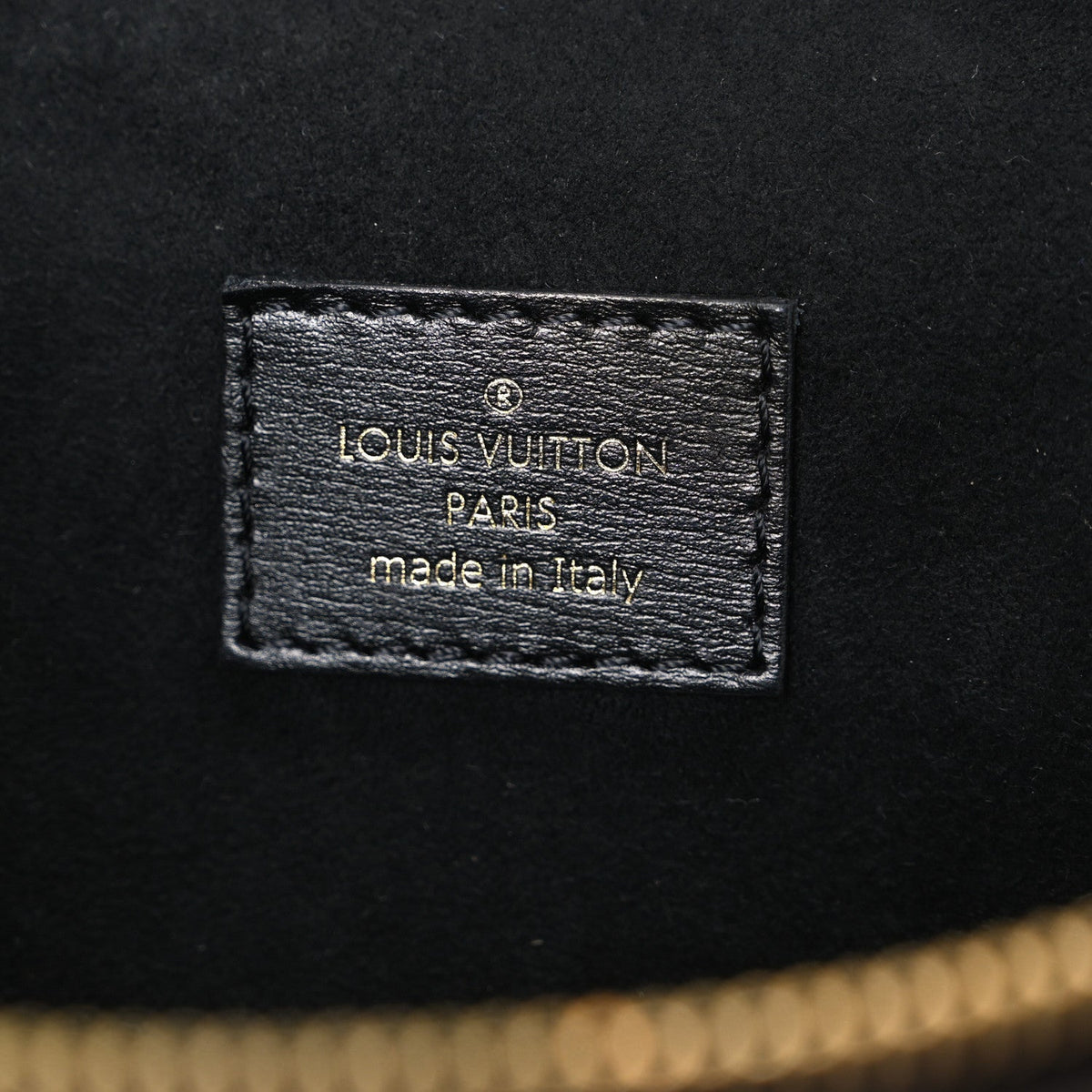 Reverse Monogram Vanity Chain Pouch