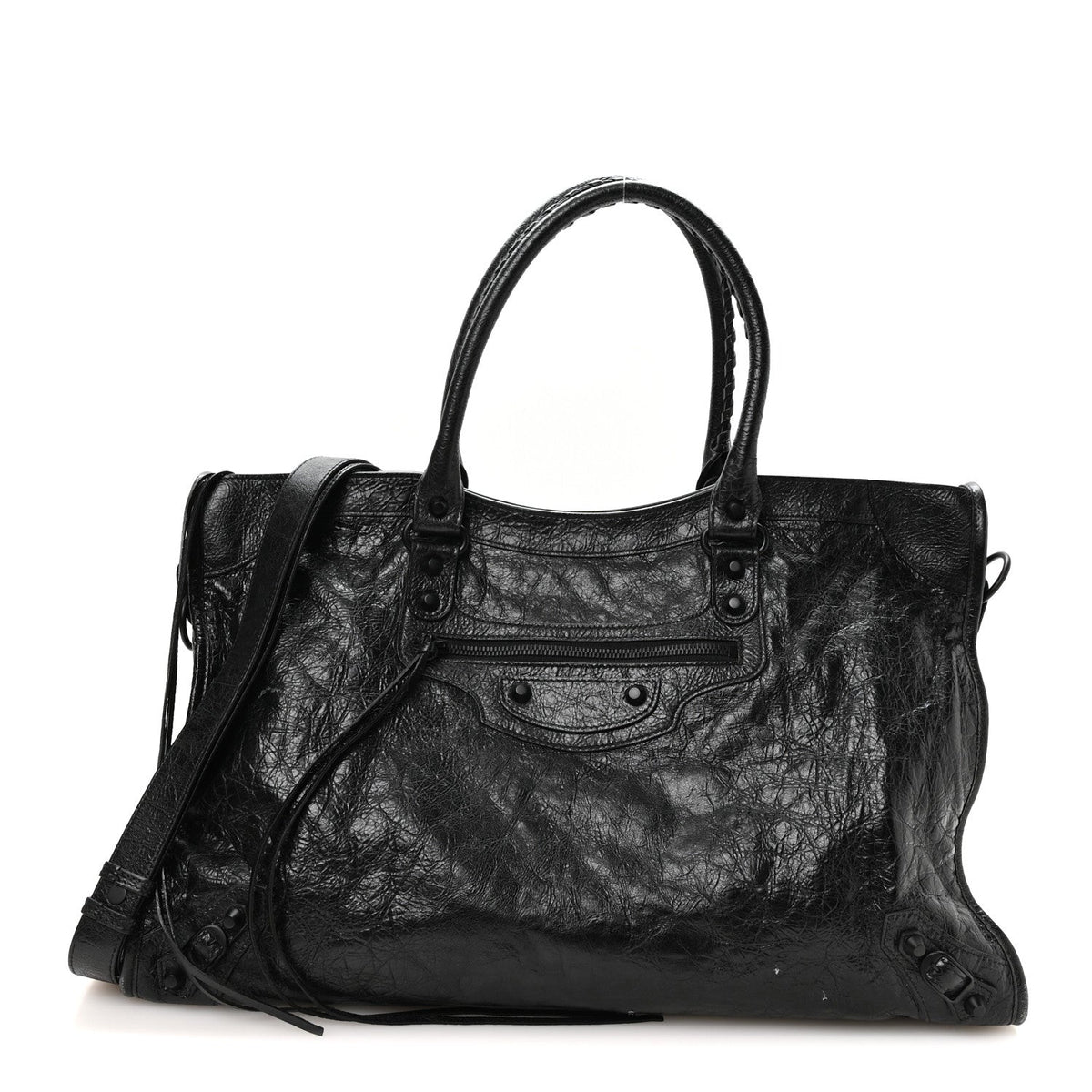 Agneau Arena Matte Hardware Large Le City Black