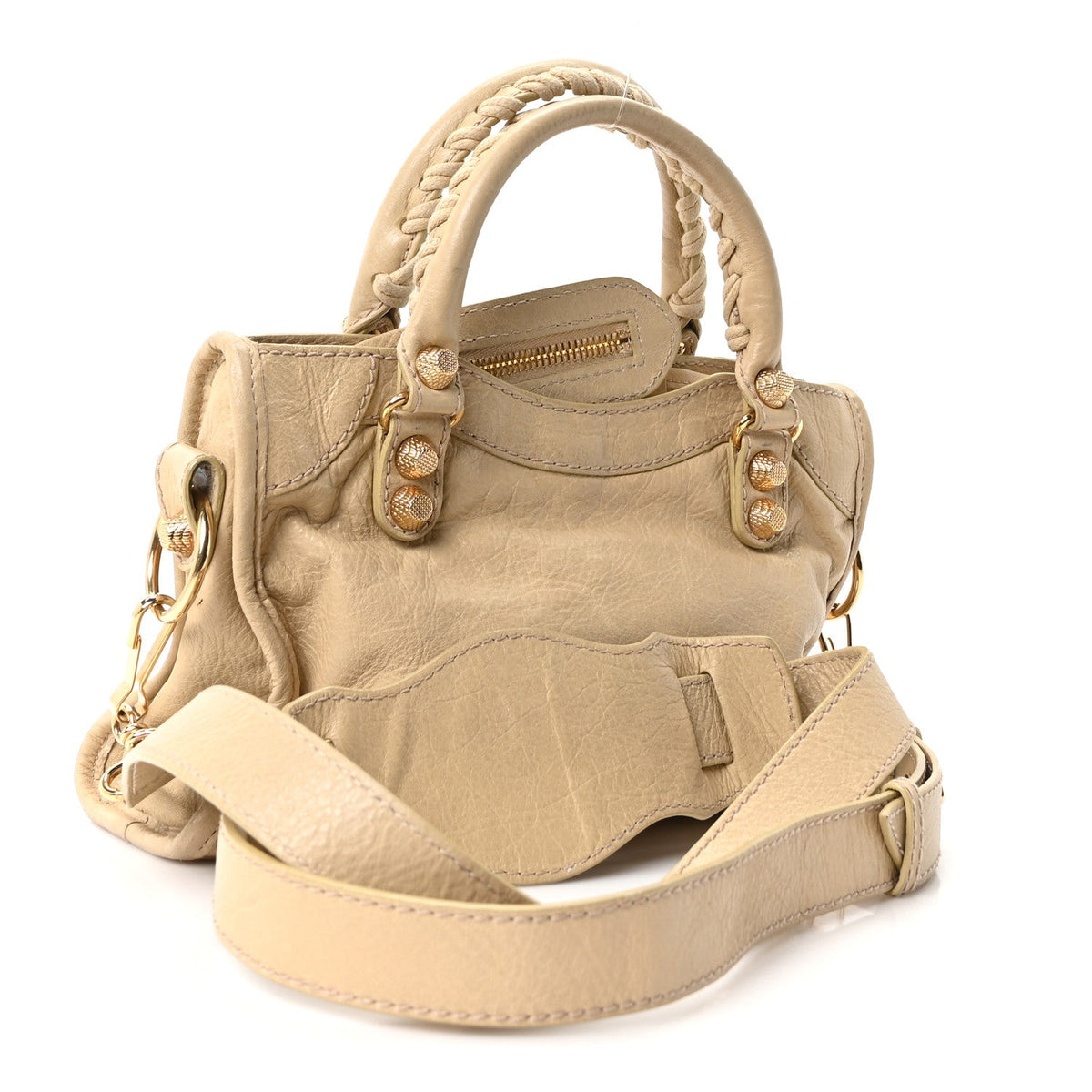 Agneau Giant 12 Gold Hardware Mini City Dune
