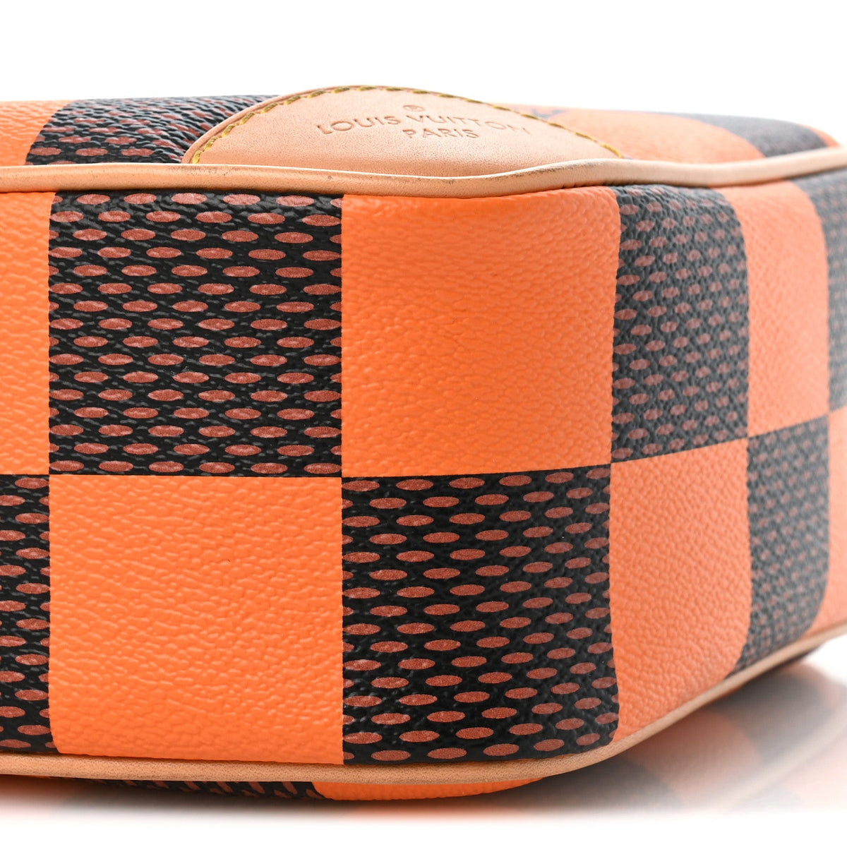 Damier Pop Chess Messenger Orange