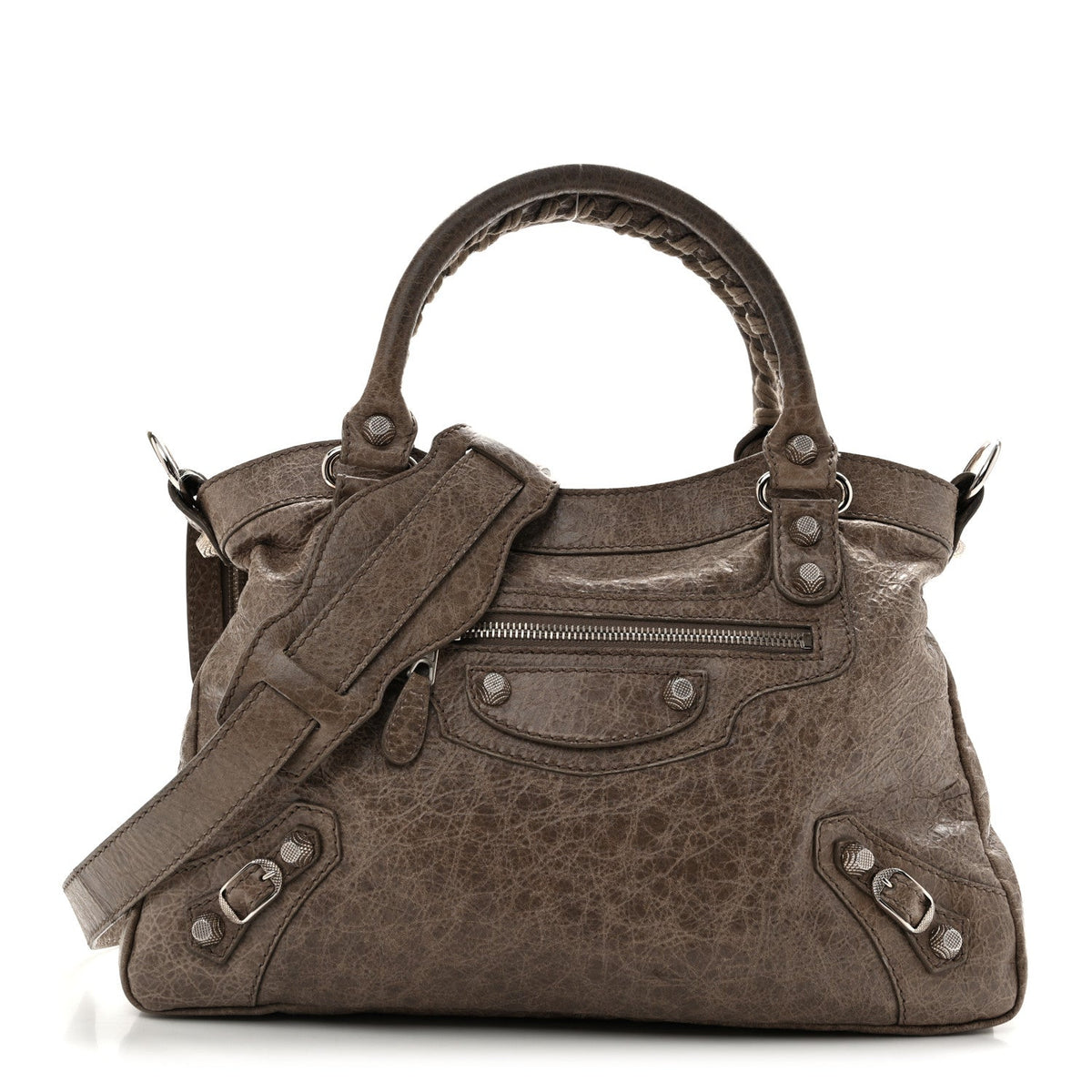 Agneau Giant 12 Silver Hardware Town Gris Poivre