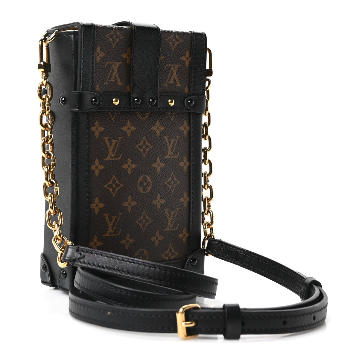 Monogram Pochette Trunk Verticale Black