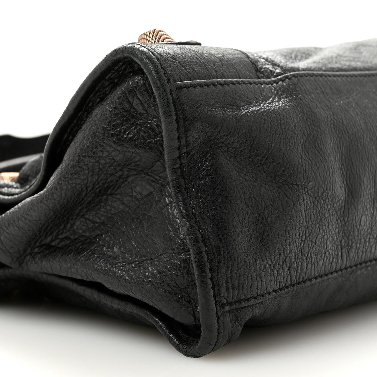 Agneau Giant 21 Rose Gold Hardware City Black
