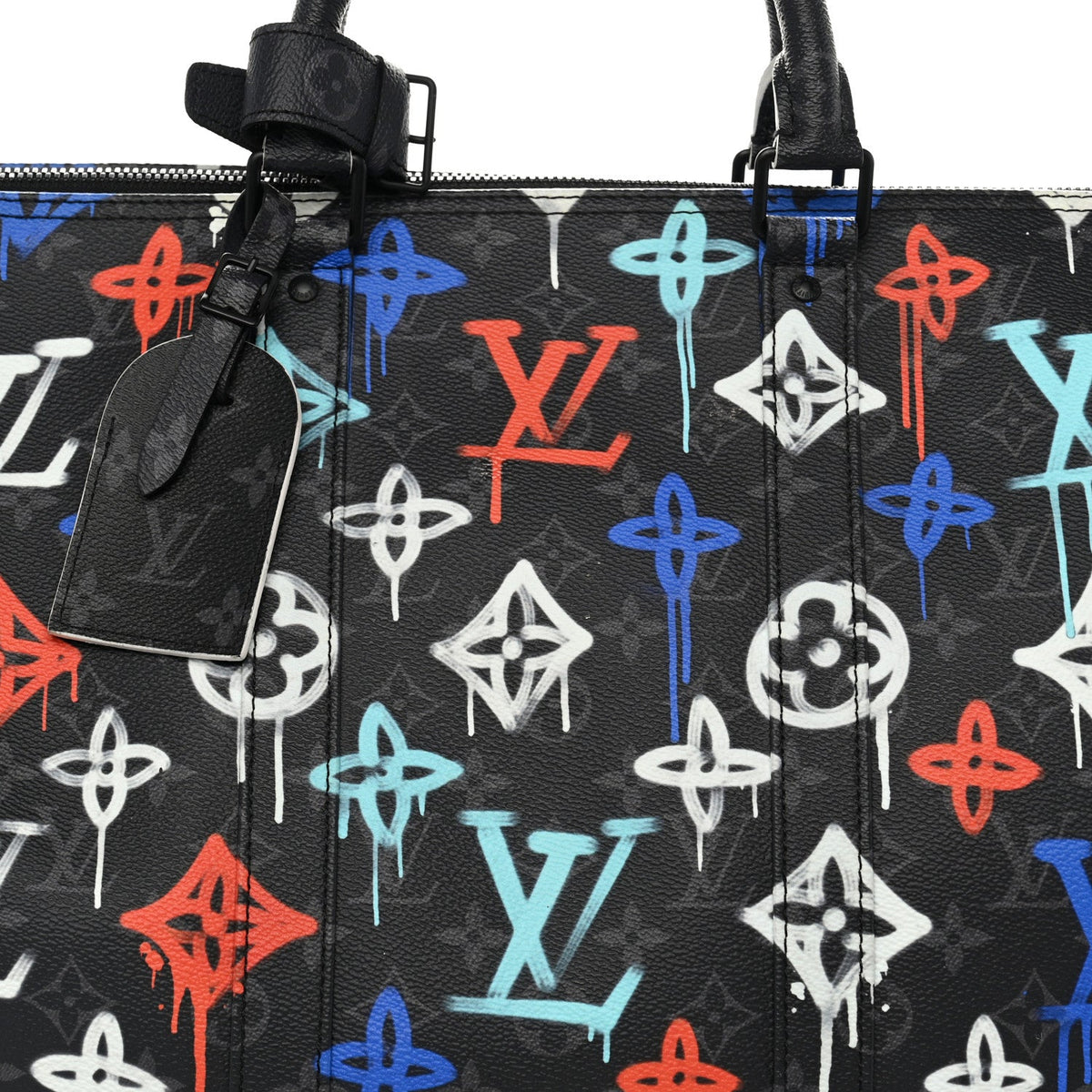Monogram Eclipse LV Graffiti Keepall Bandouliere 50 Multicolor