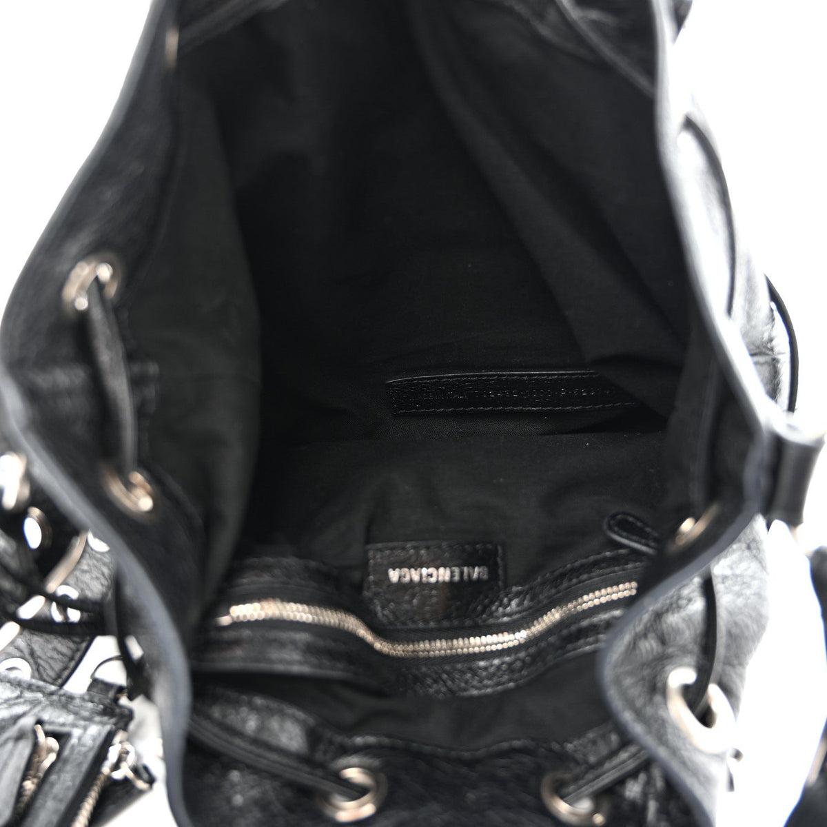 Agneau Arena Small Le Cagole Bucket Bag  Black