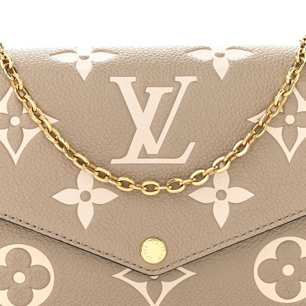 Empreinte Monogram Giant Felicie Pochette Tourterelle Creme