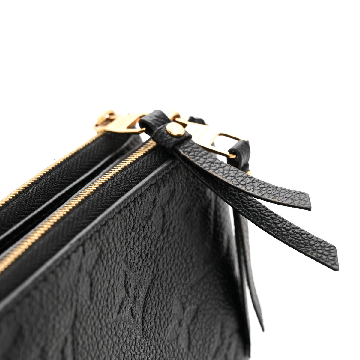 Empreinte Double Zip Pochette Black