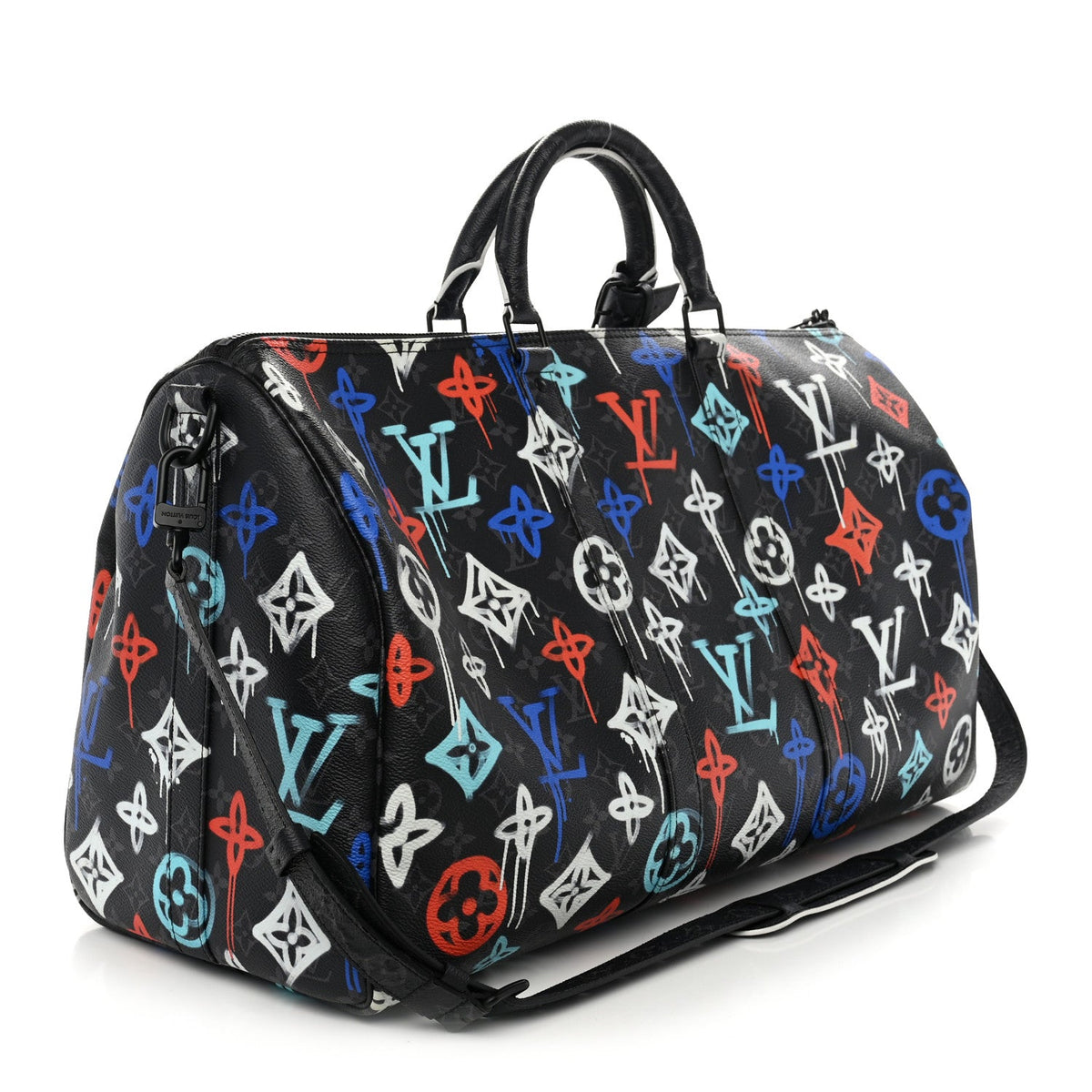 Monogram Eclipse LV Graffiti Keepall Bandouliere 50 Multicolor