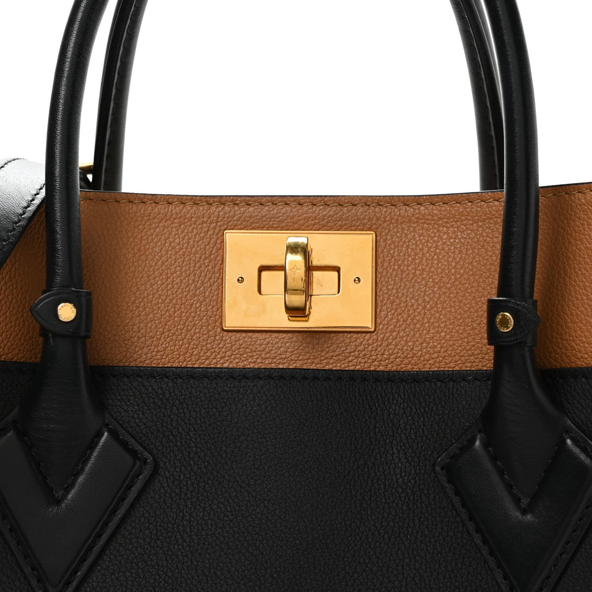 Calfskin Monogram On My Side Black