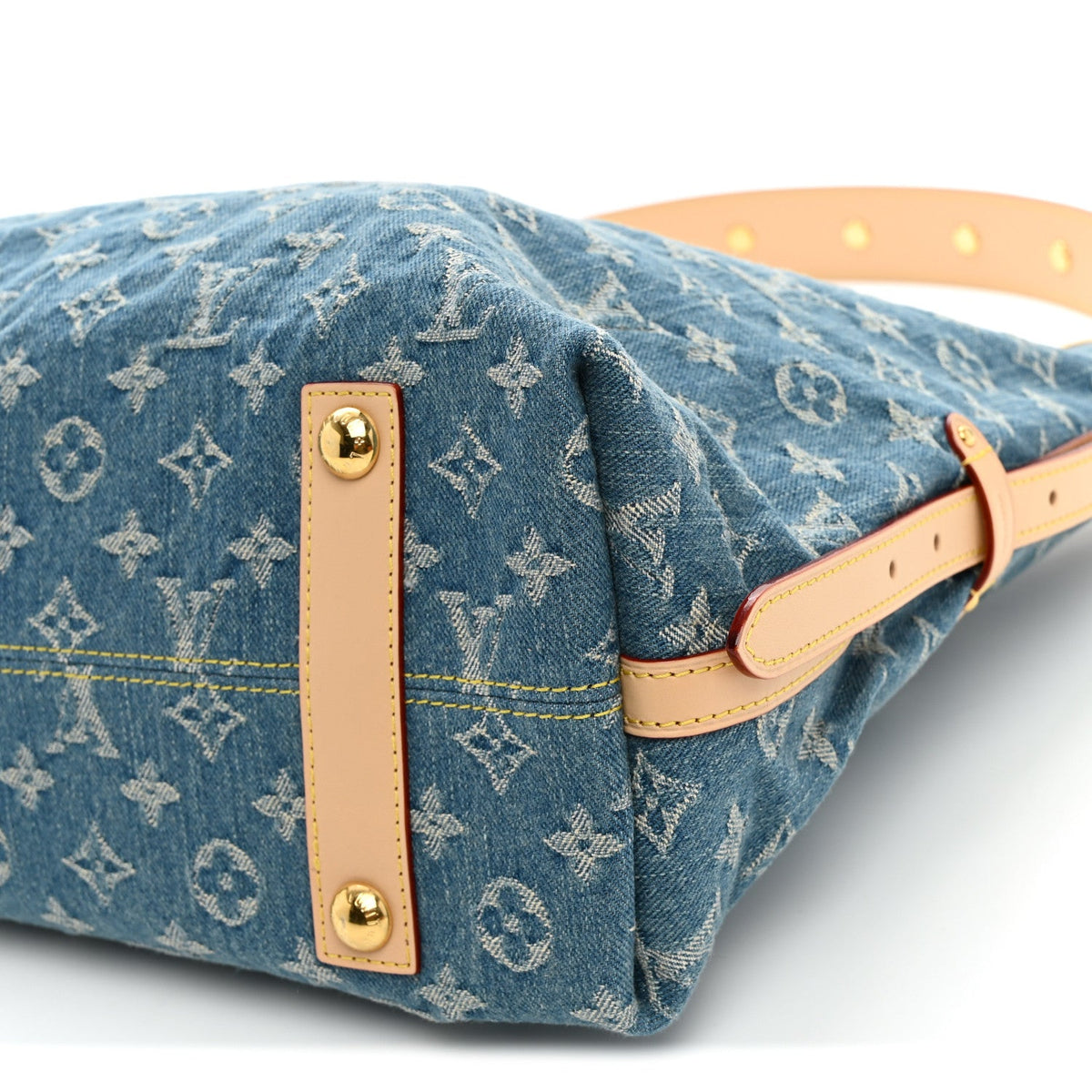 Monogram Denim CarryAll MM Blue