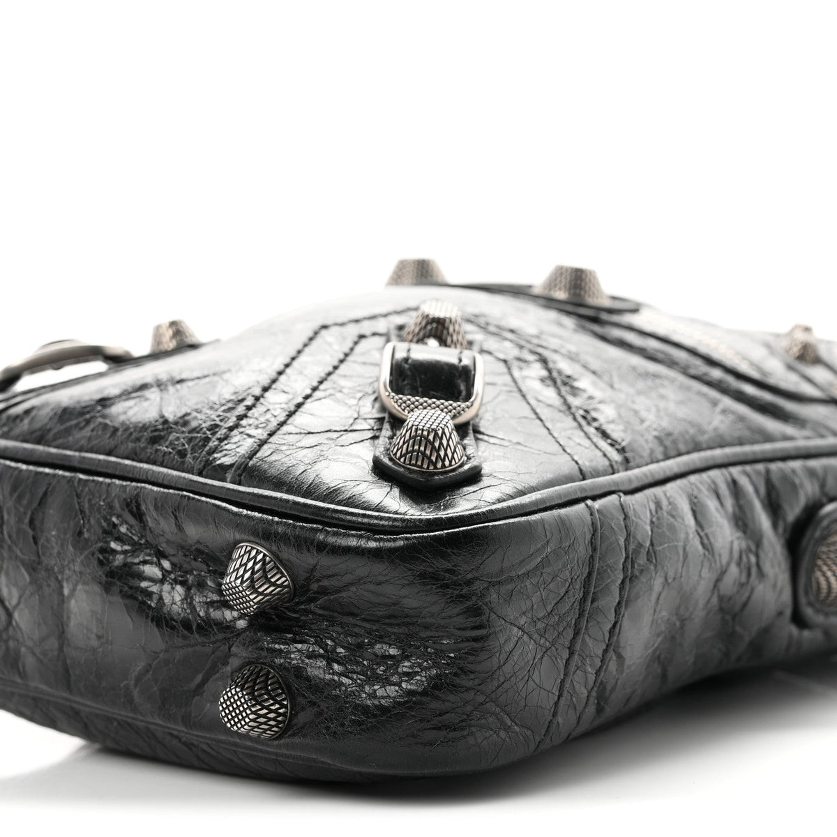 Agneau Arena Le Cagole Crossbody Bag Black