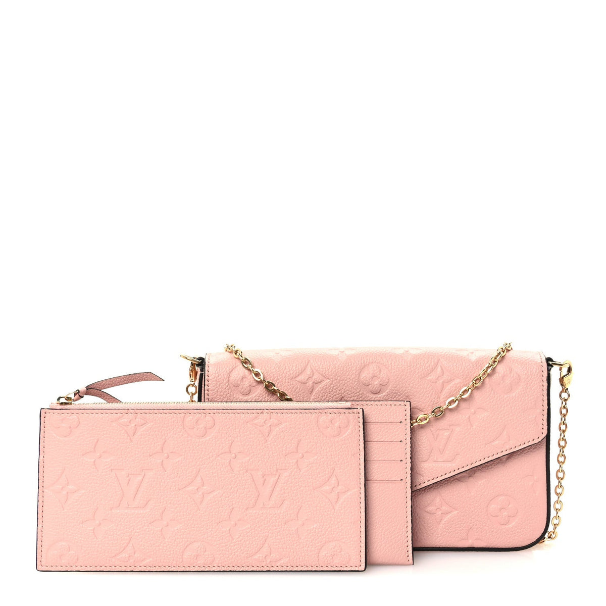 Empreinte Pochette Felicie Chain Wallet Rose Poudre