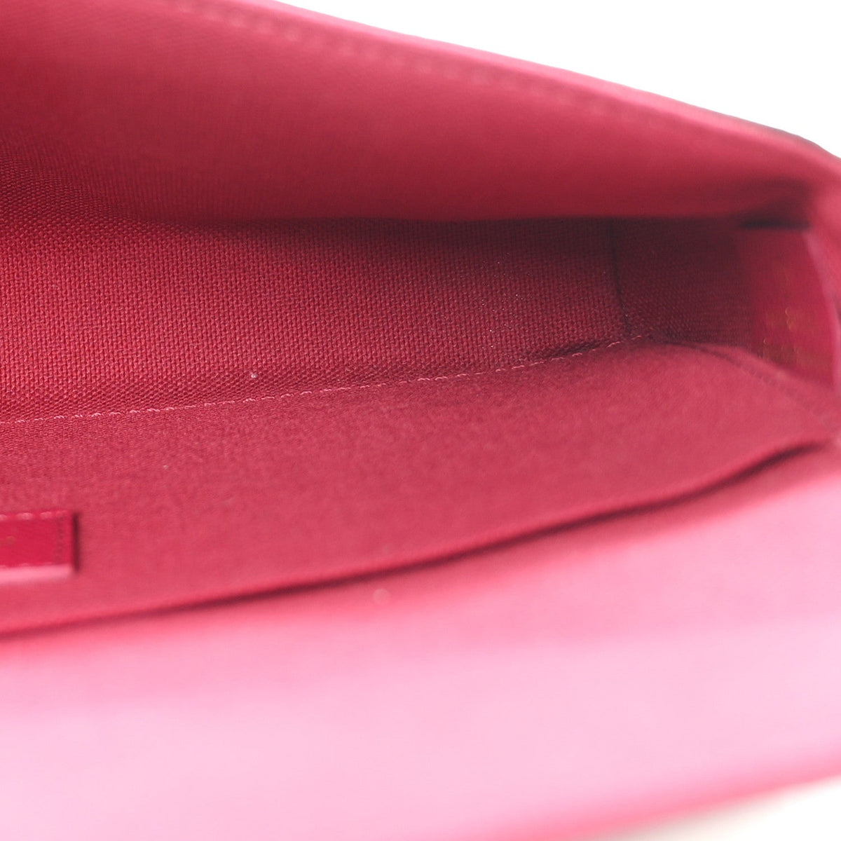 Monogram Pochette Felicie Chain Wallet Fuchsia