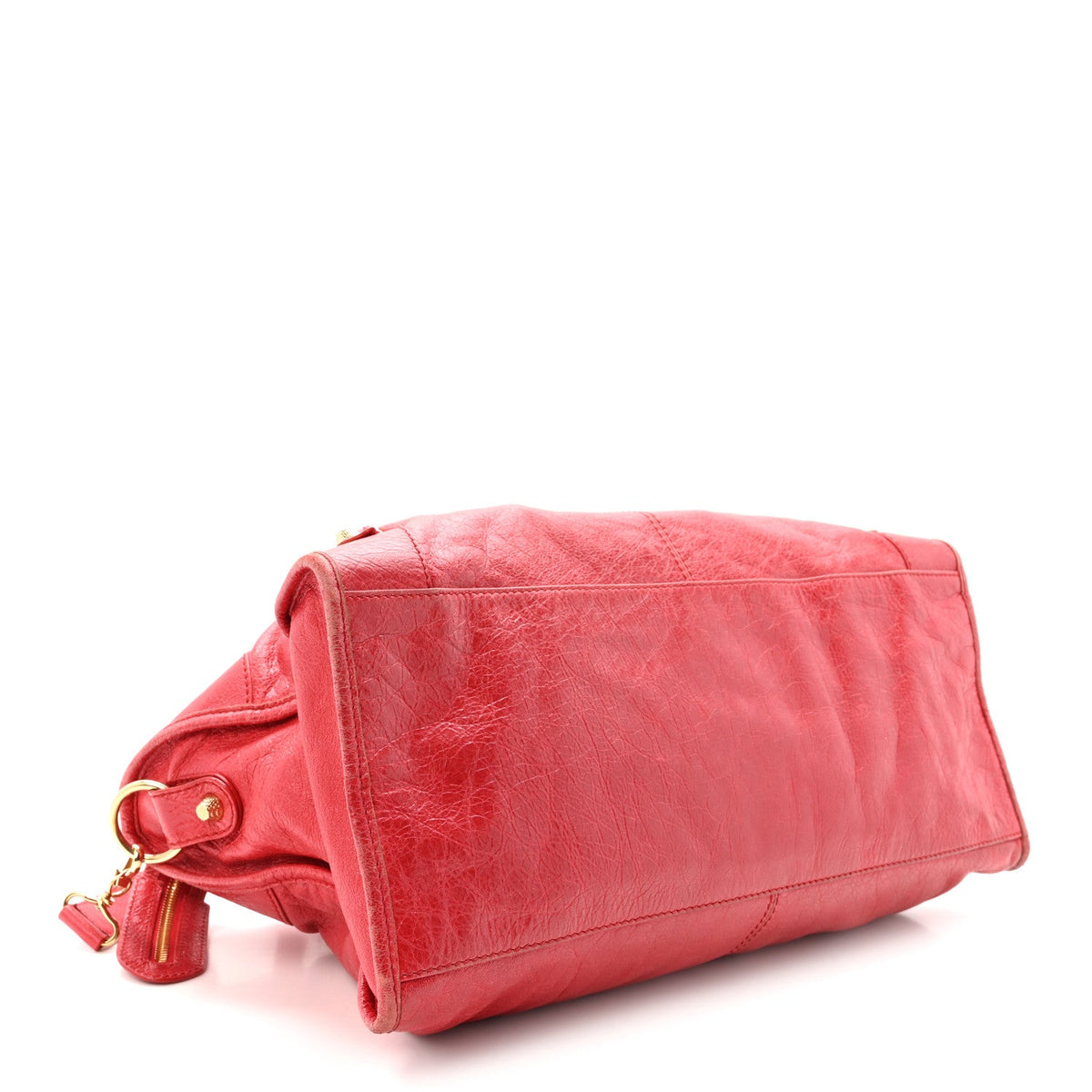 Agneau Giant 12 Gold Hardware Part Time Rouge Cardinal