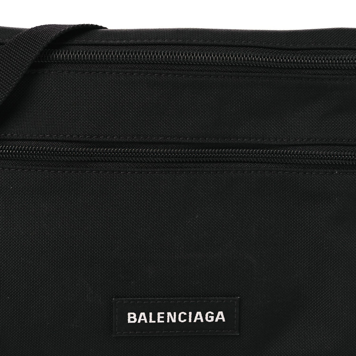 Nylon Explorer Crossbody Pouch Black