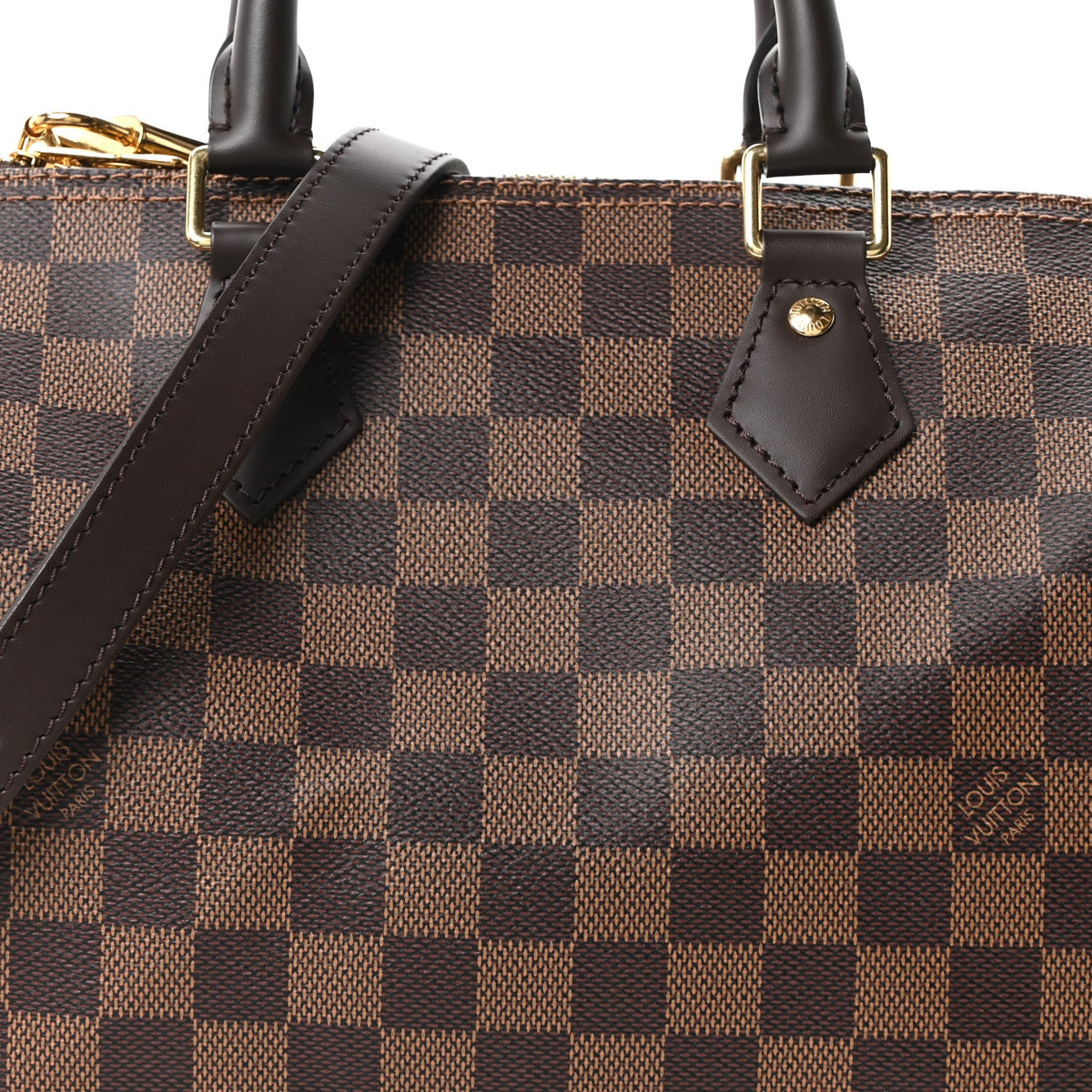Damier Ebene Speedy Bandouliere 25