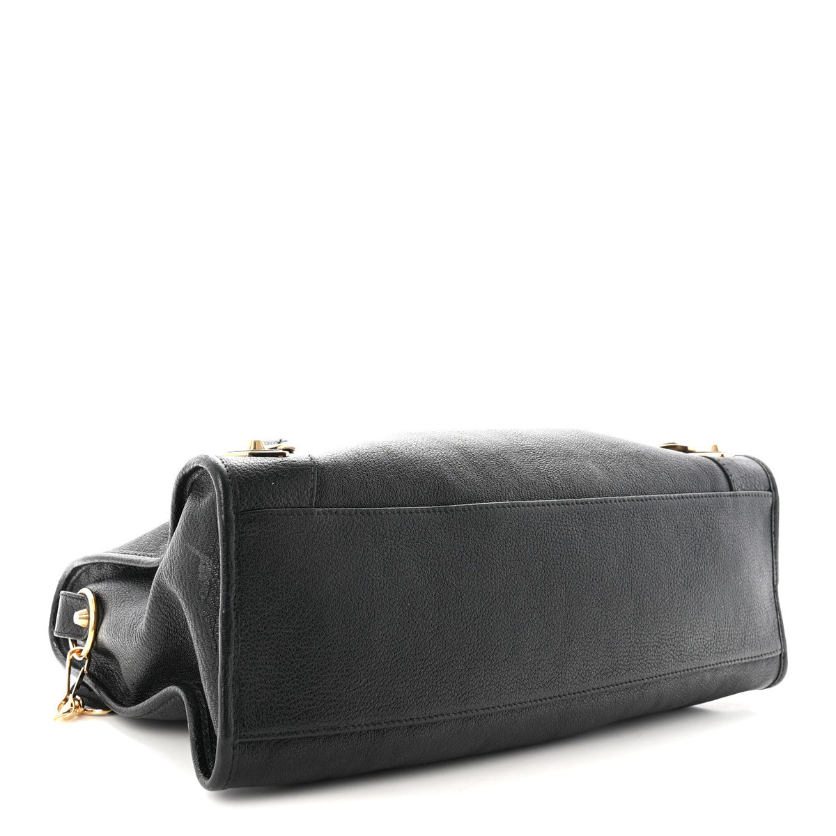 Chevre Gold Metallic Edge Hardware City Black