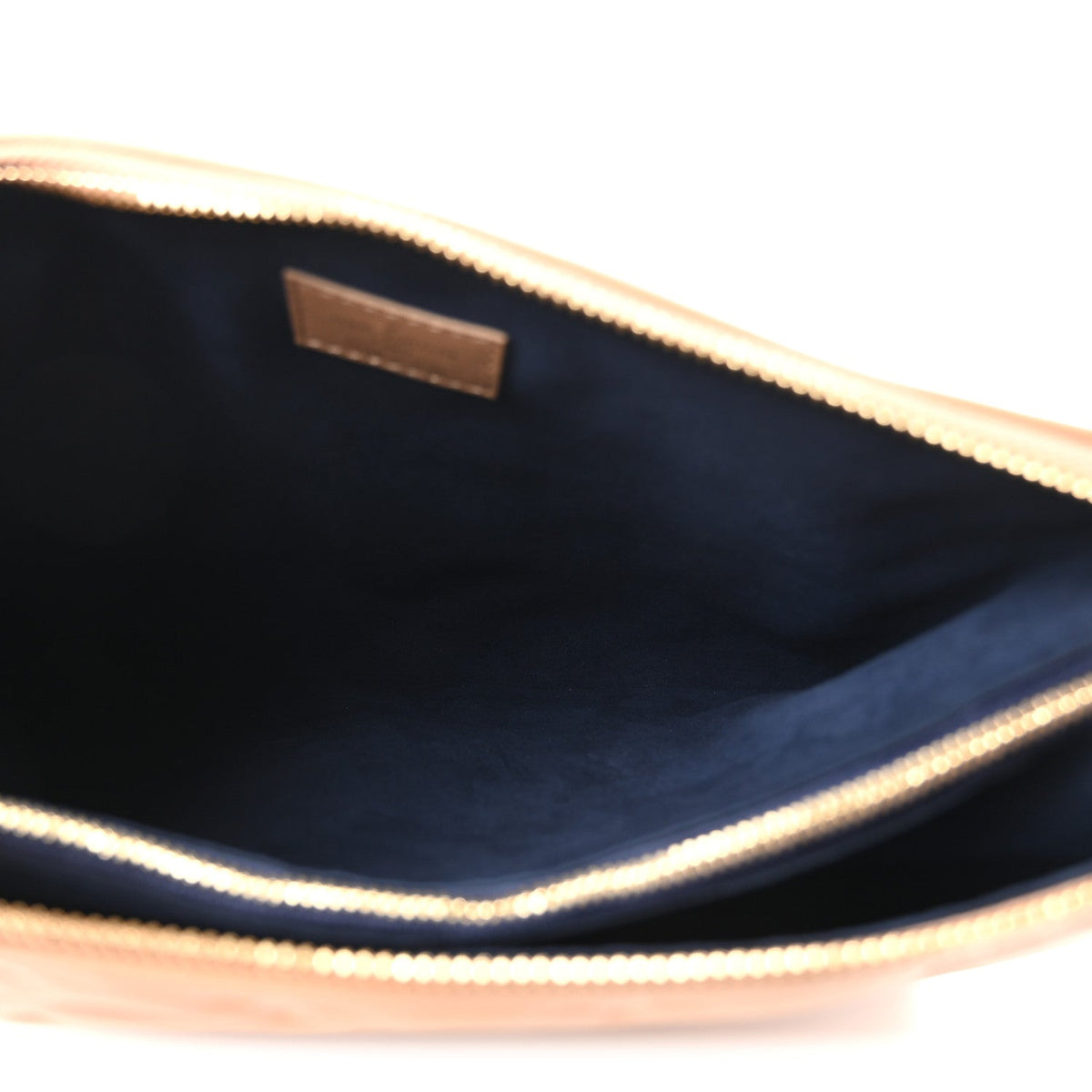 Lambskin Embossed Monogram Coussin PM Camel
